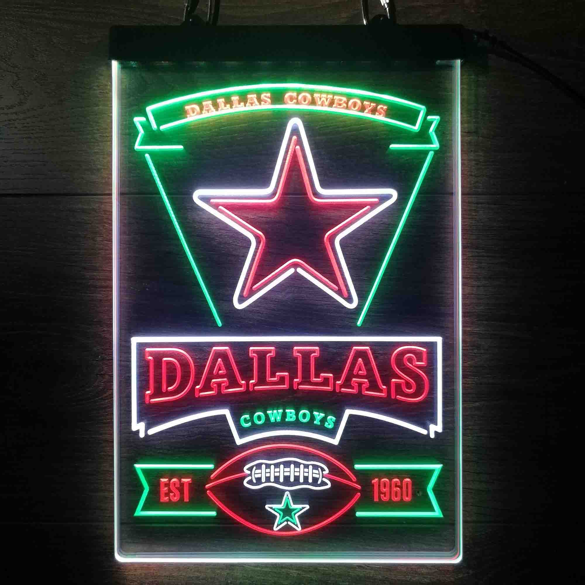 Dallas Cowboys LED Light Sign