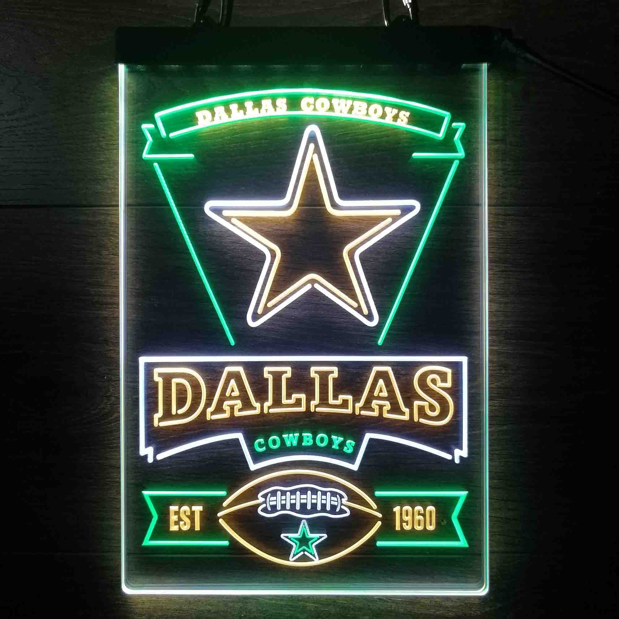 Dallas Cowboys LED Light Sign