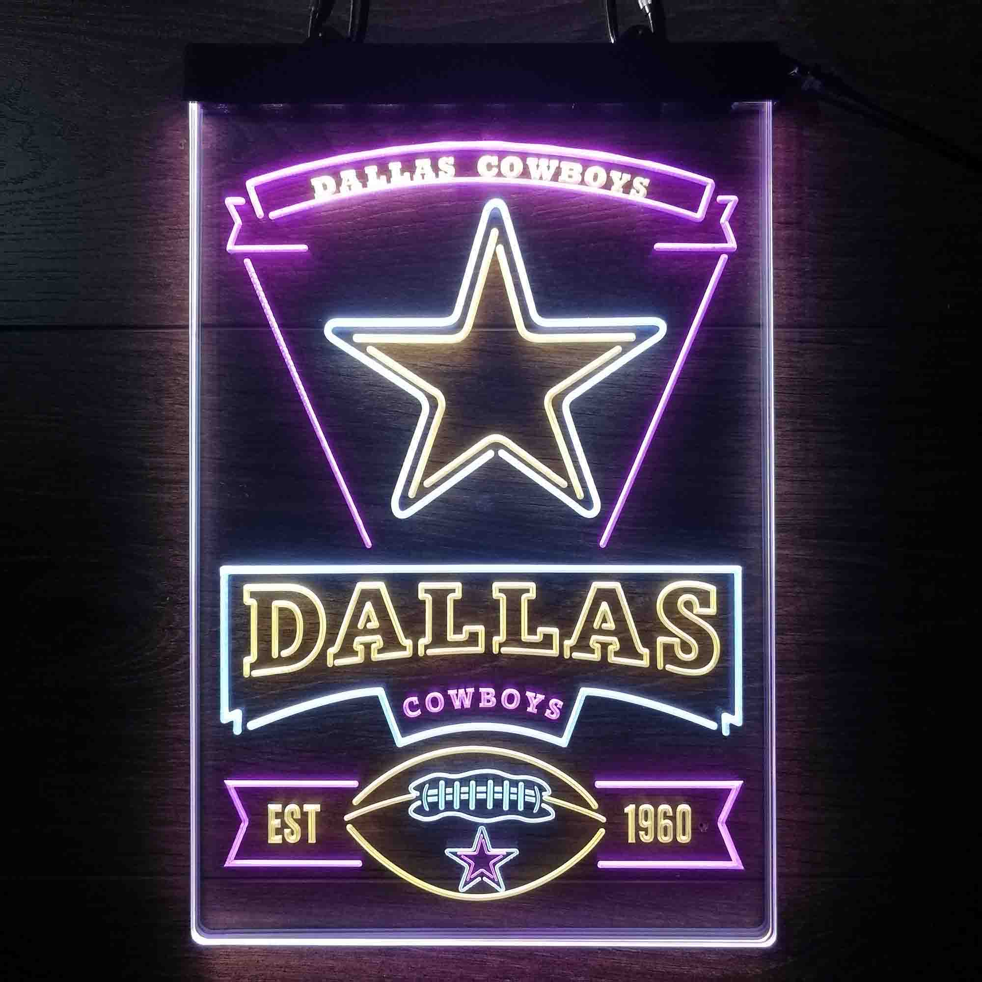 Dallas Cowboys LED Light Sign