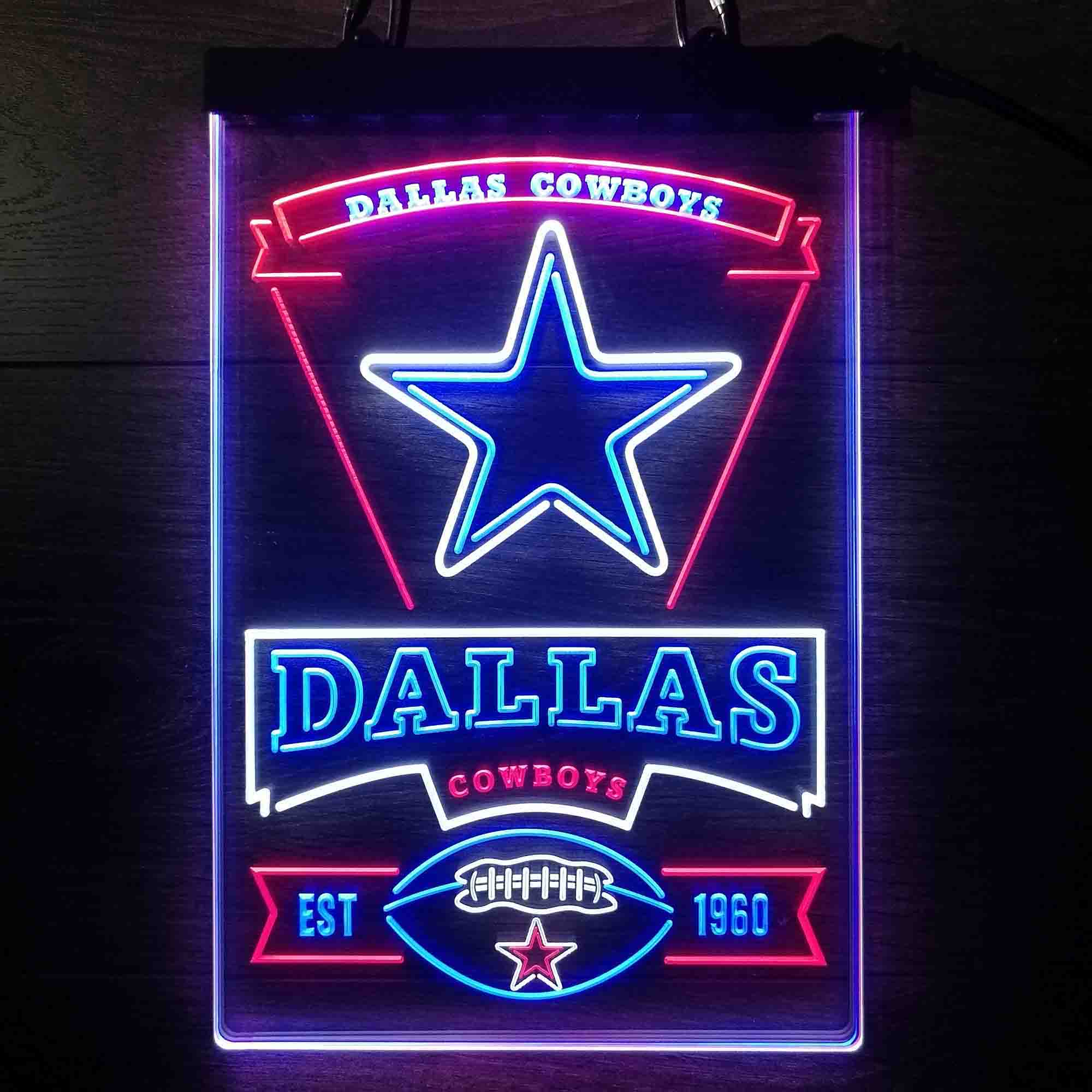 Dallas Cowboys LED Light Sign