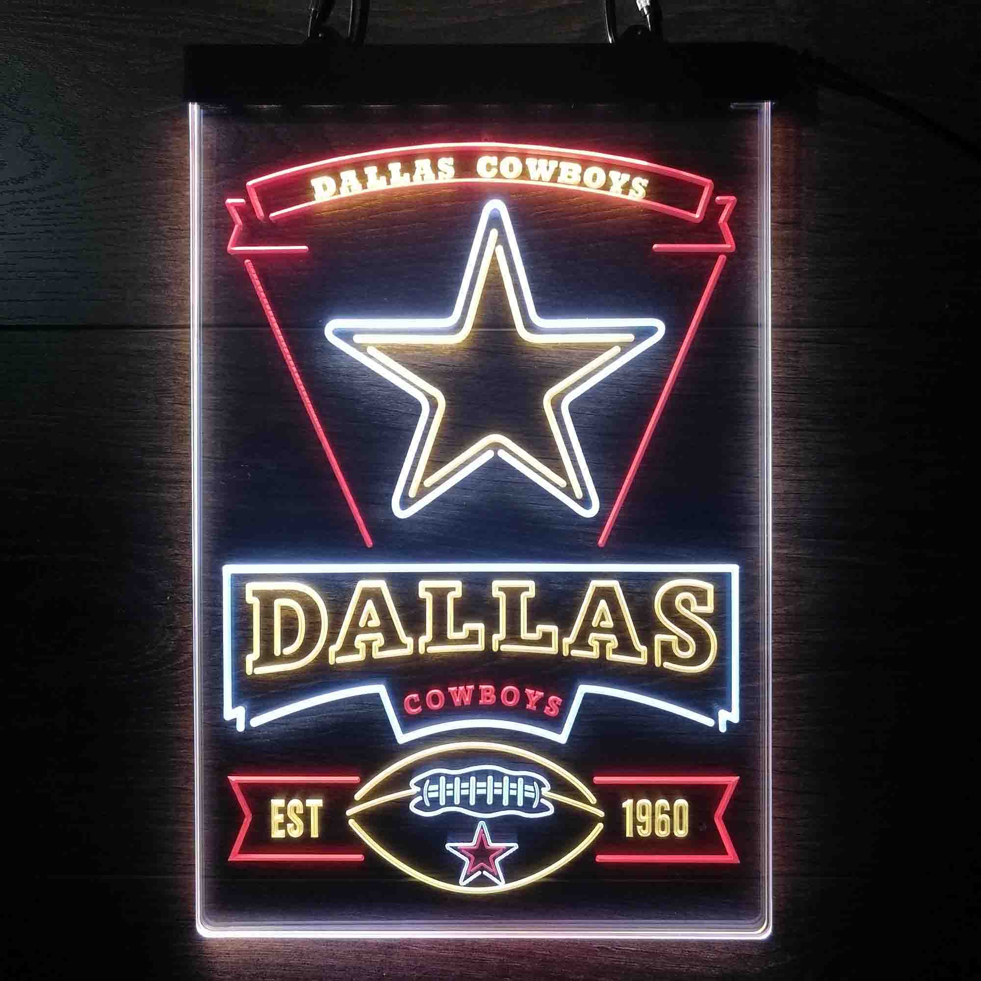 Dallas Cowboys Neon LED Sign 