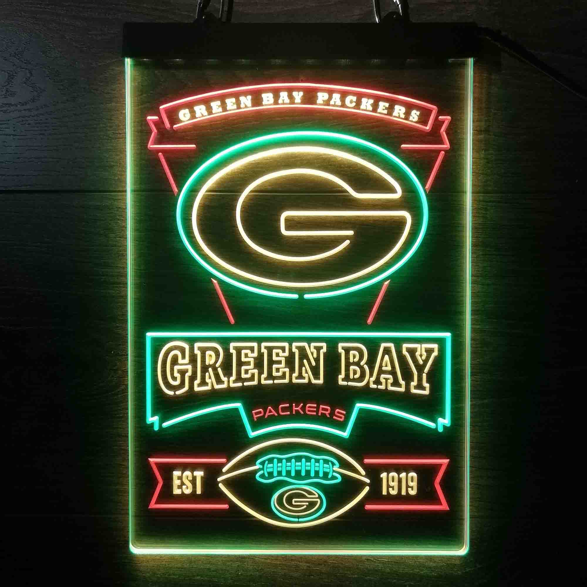 Green Bay Packers Led Light Sign