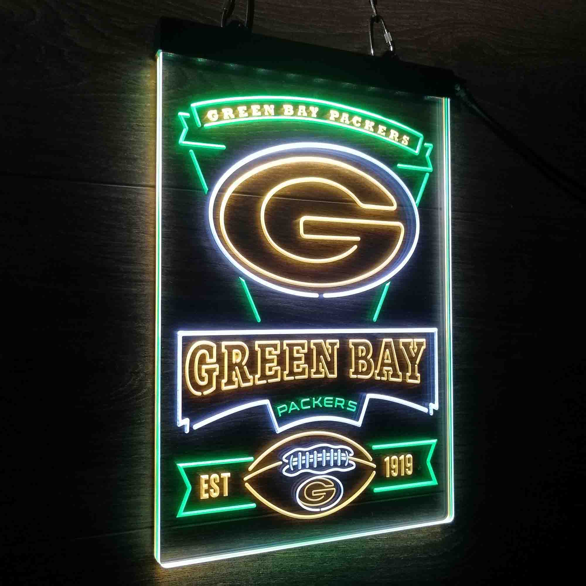 Green Bay Packers Led Light Sign