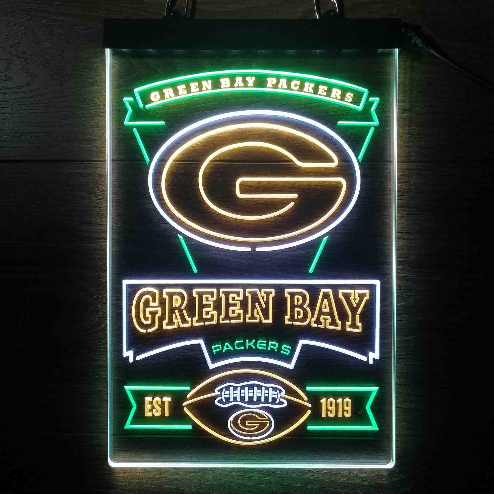 Green Bay Packers Led Light Sign