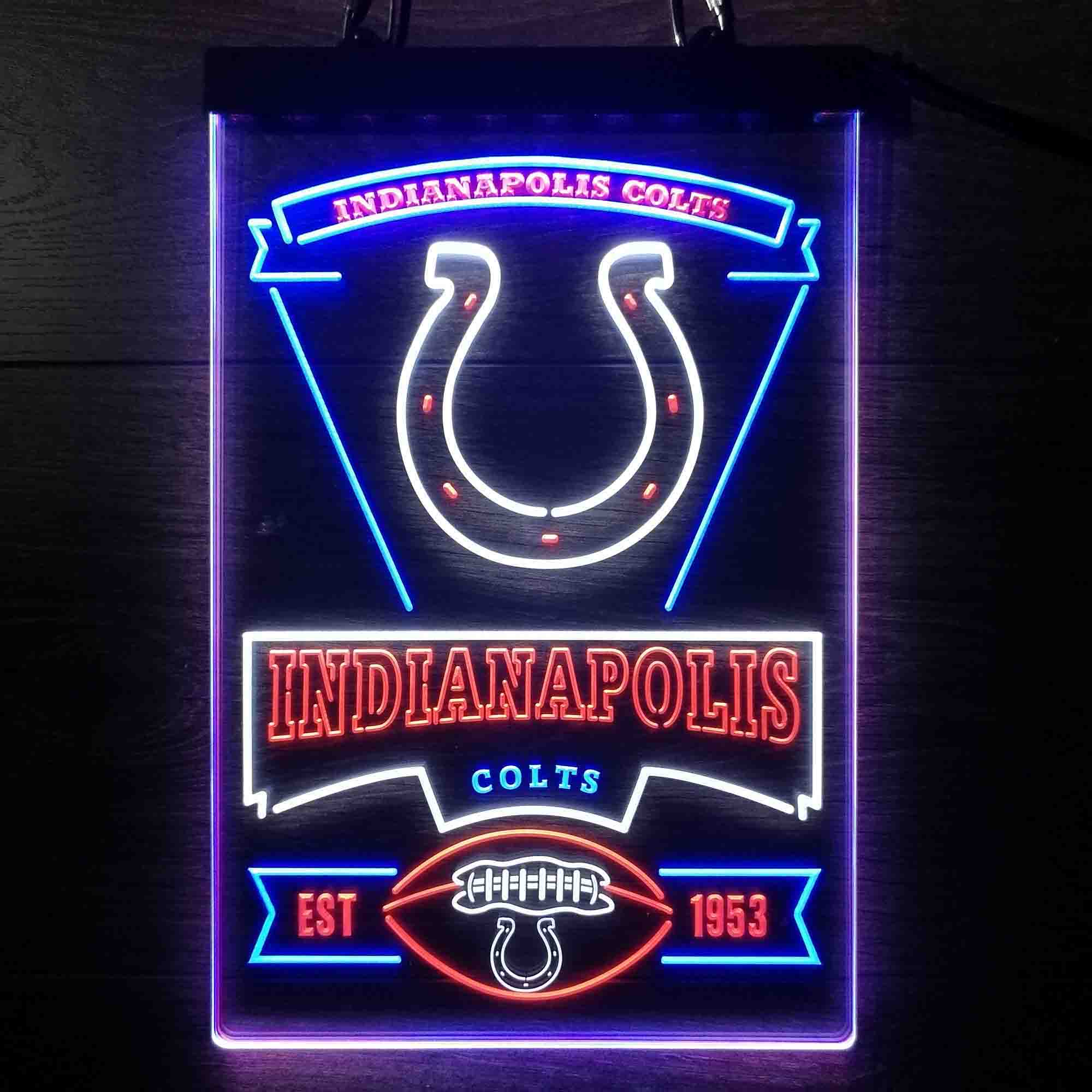 Indianapolis Colts Led Light Sign