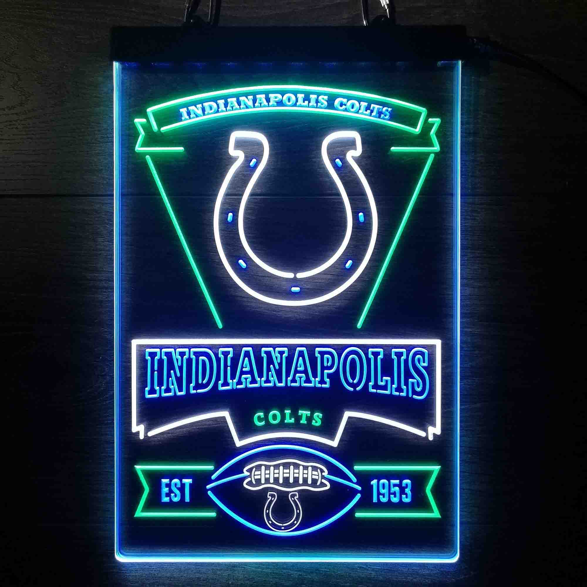 Indianapolis Colts Led Light Sign