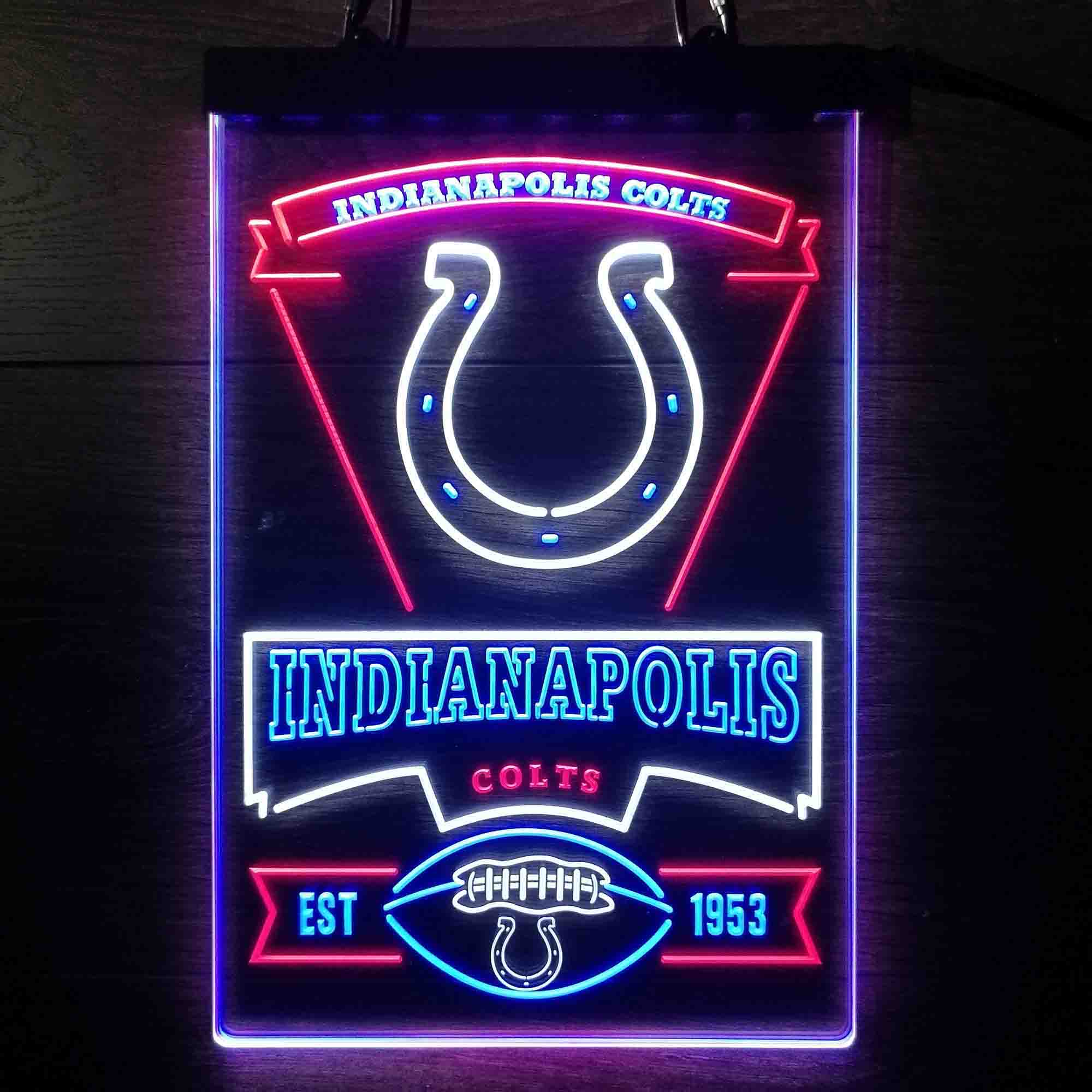 Indianapolis Colts Led Light Sign