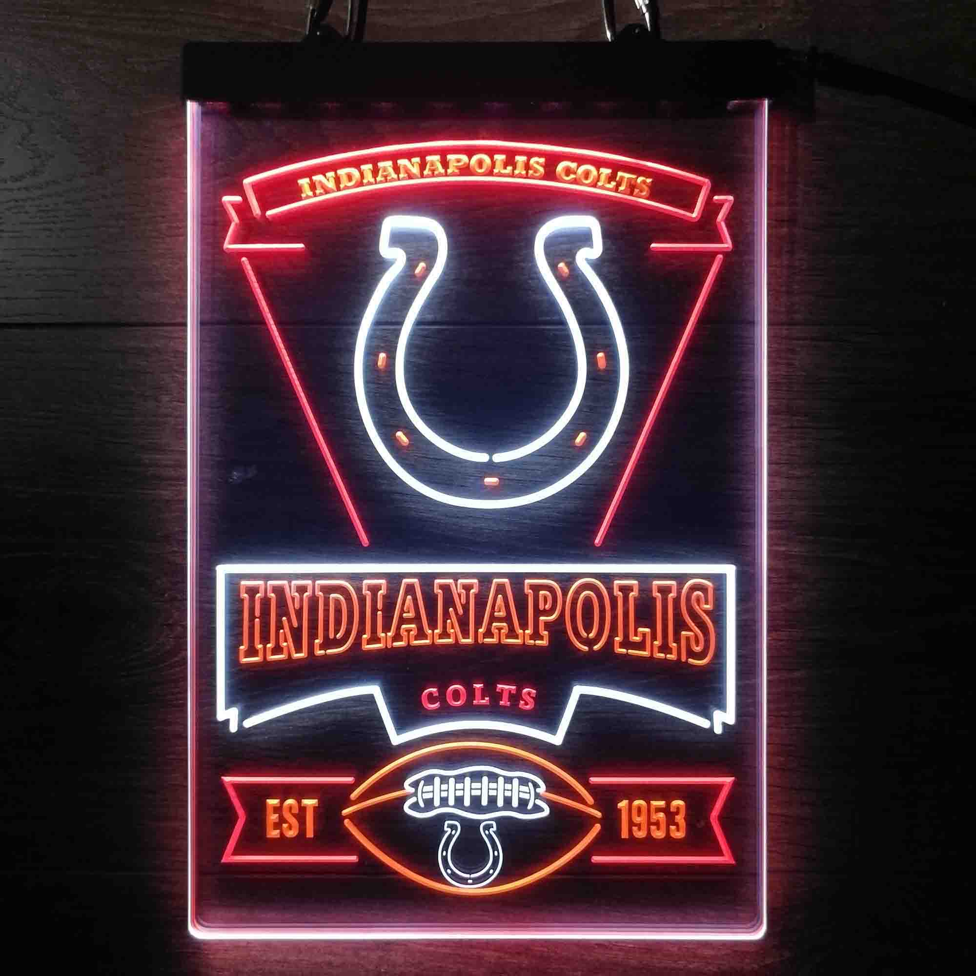 Indianapolis Colts Led Light Sign