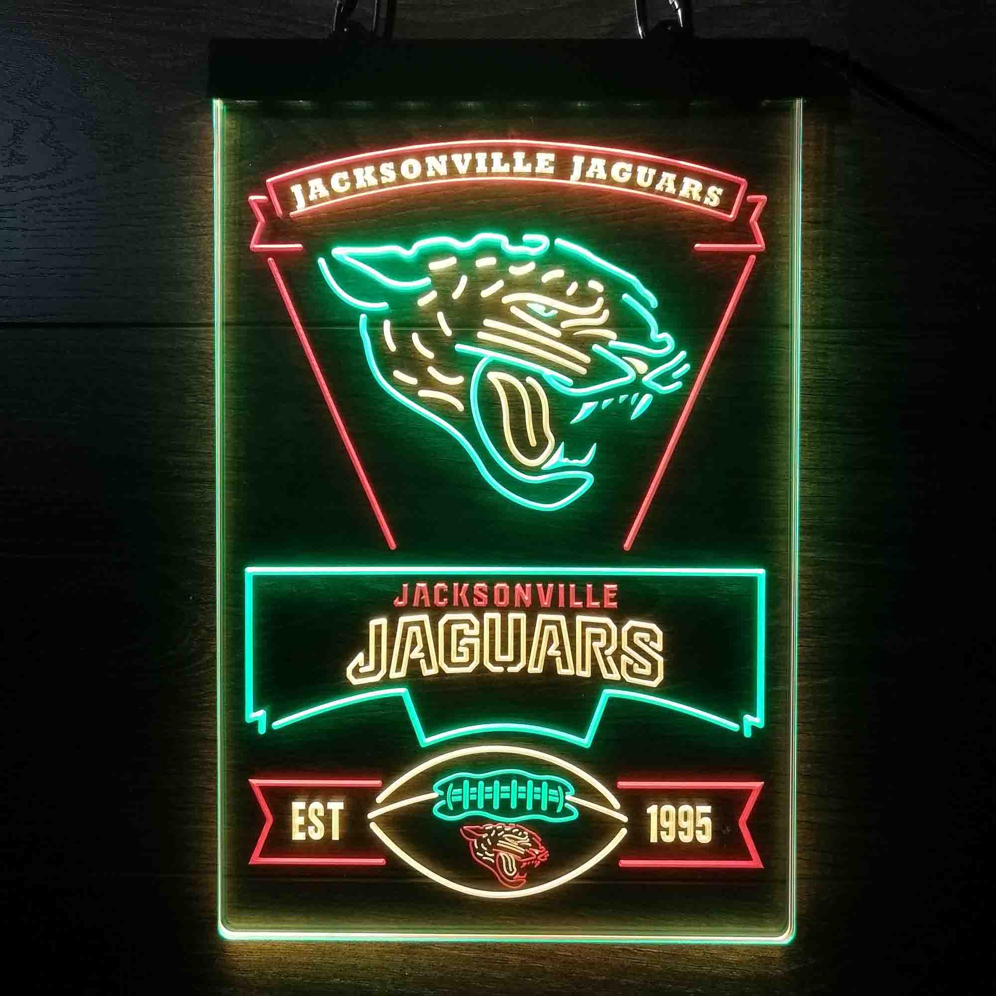 Jacksonville Jaguars Led Light Sign