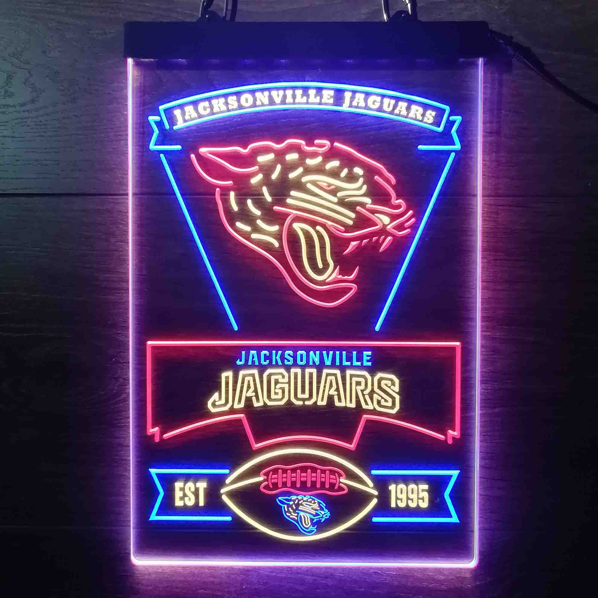 Jacksonville Jaguars Led Light Sign