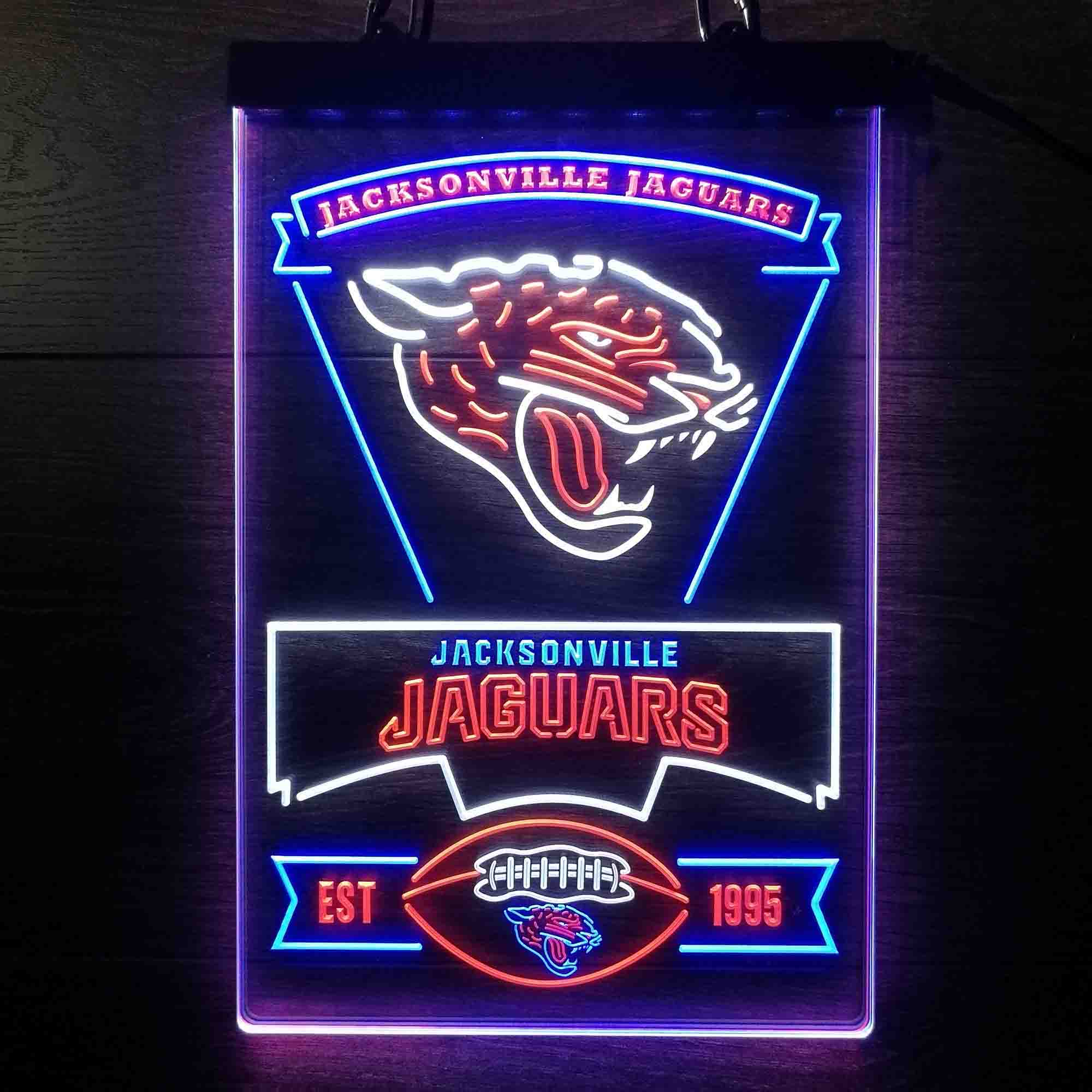 Jacksonville Jaguars Led Light Sign