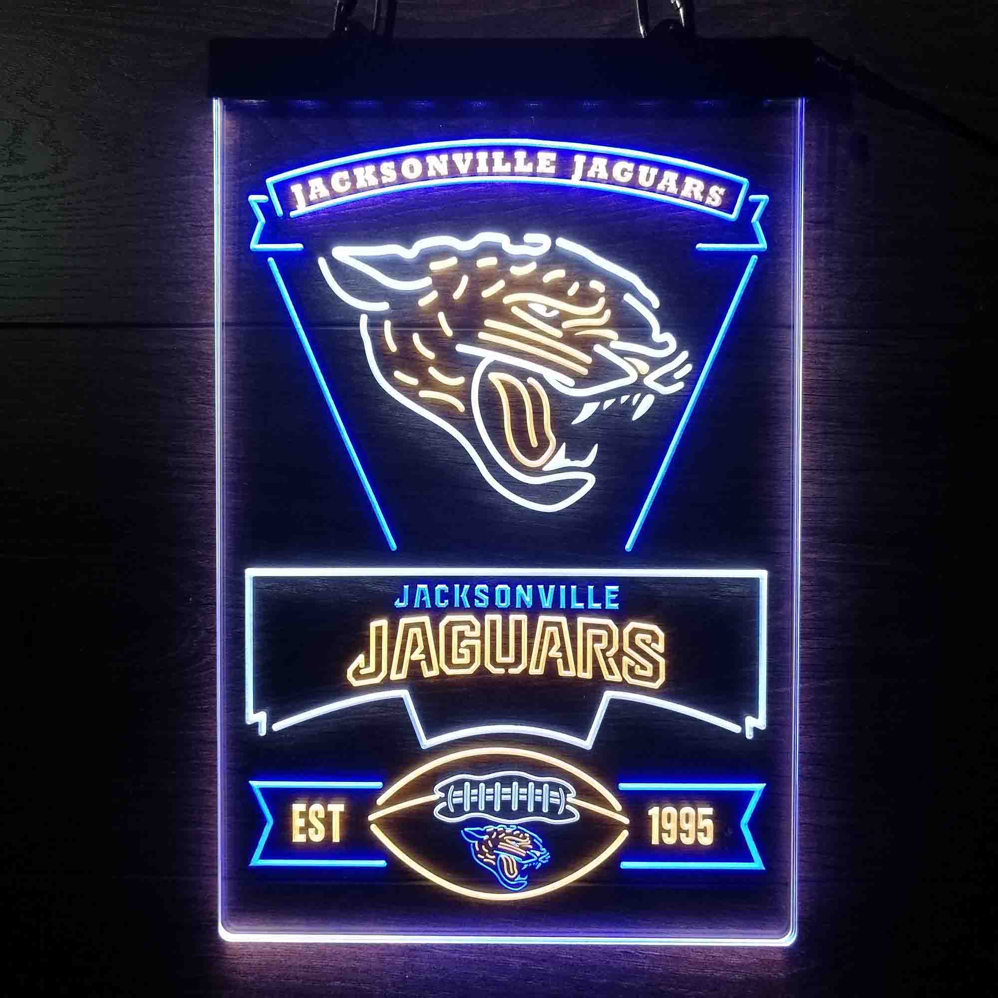 Jacksonville Jaguars Led Light Sign