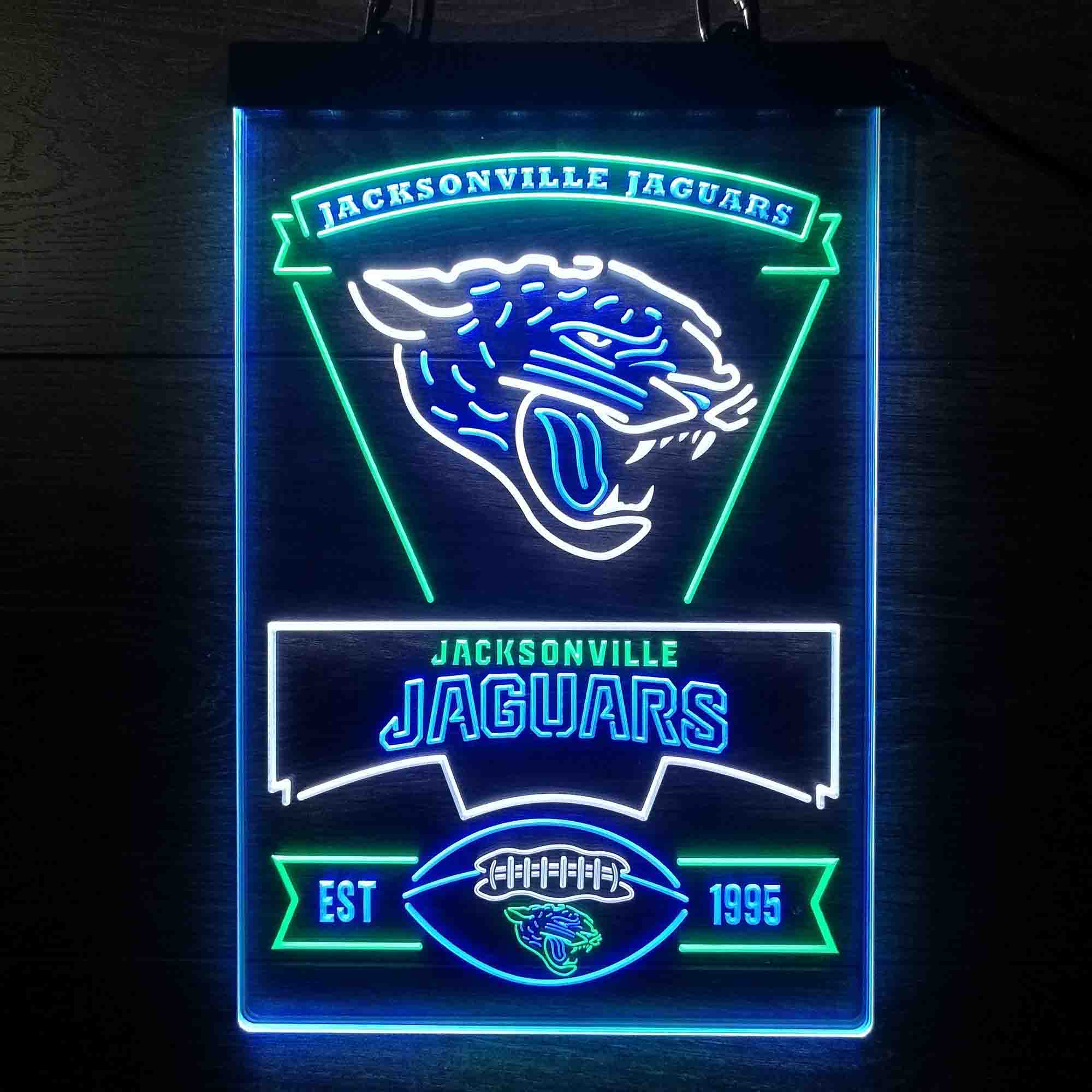 Jacksonville Jaguars Led Light Sign