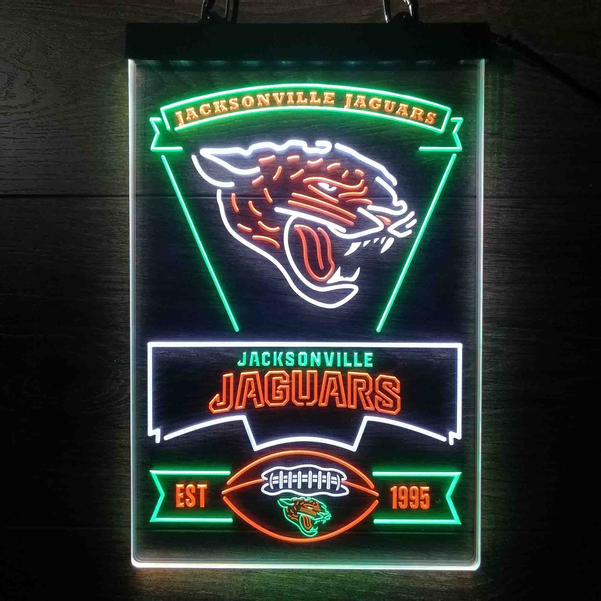 Jacksonville Jaguars Led Light Sign