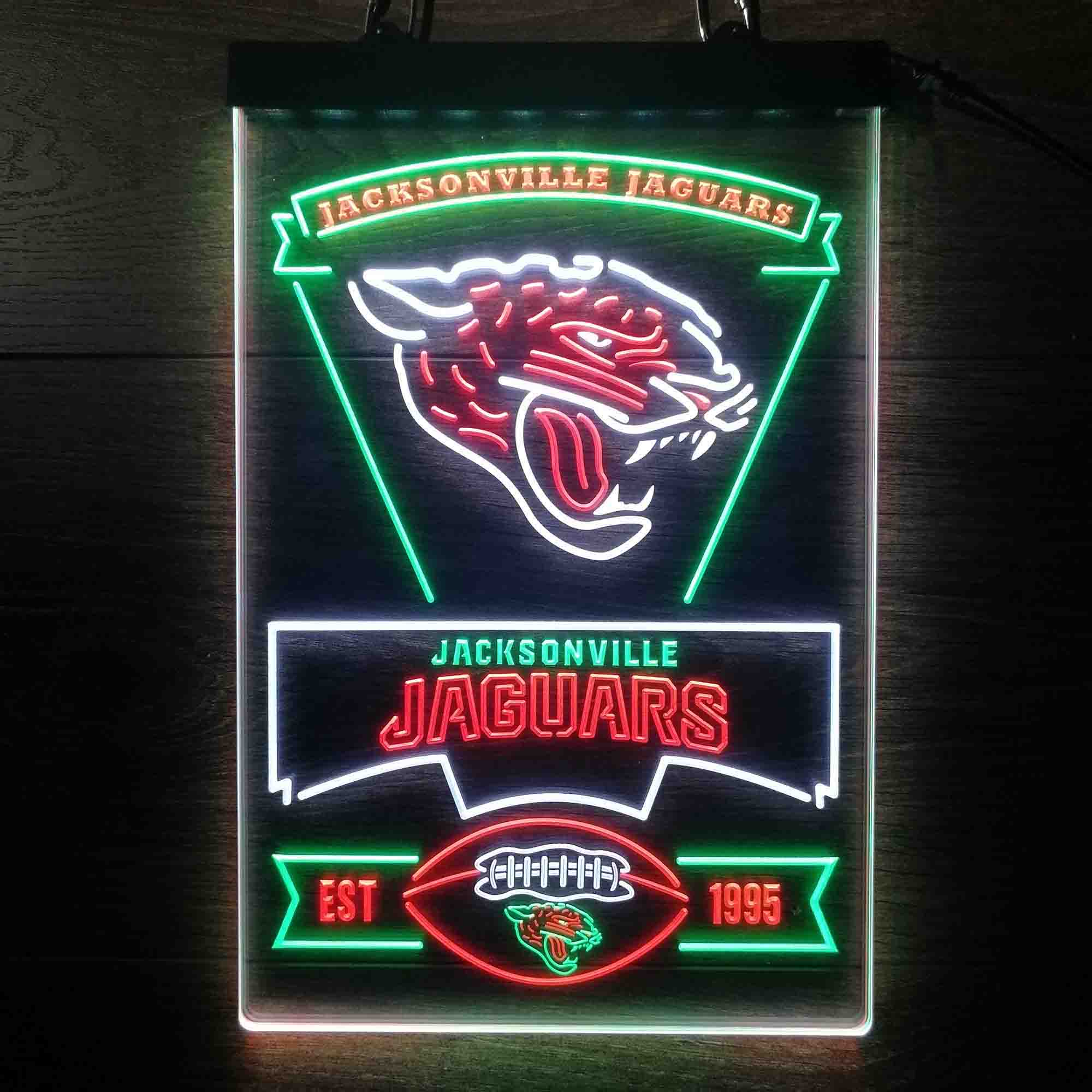 Jacksonville Jaguars Led Light Sign