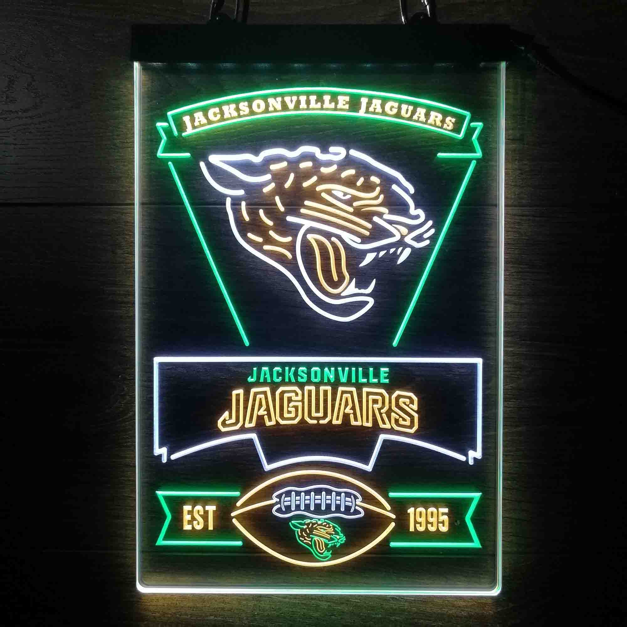 Jacksonville Jaguars Led Light Sign