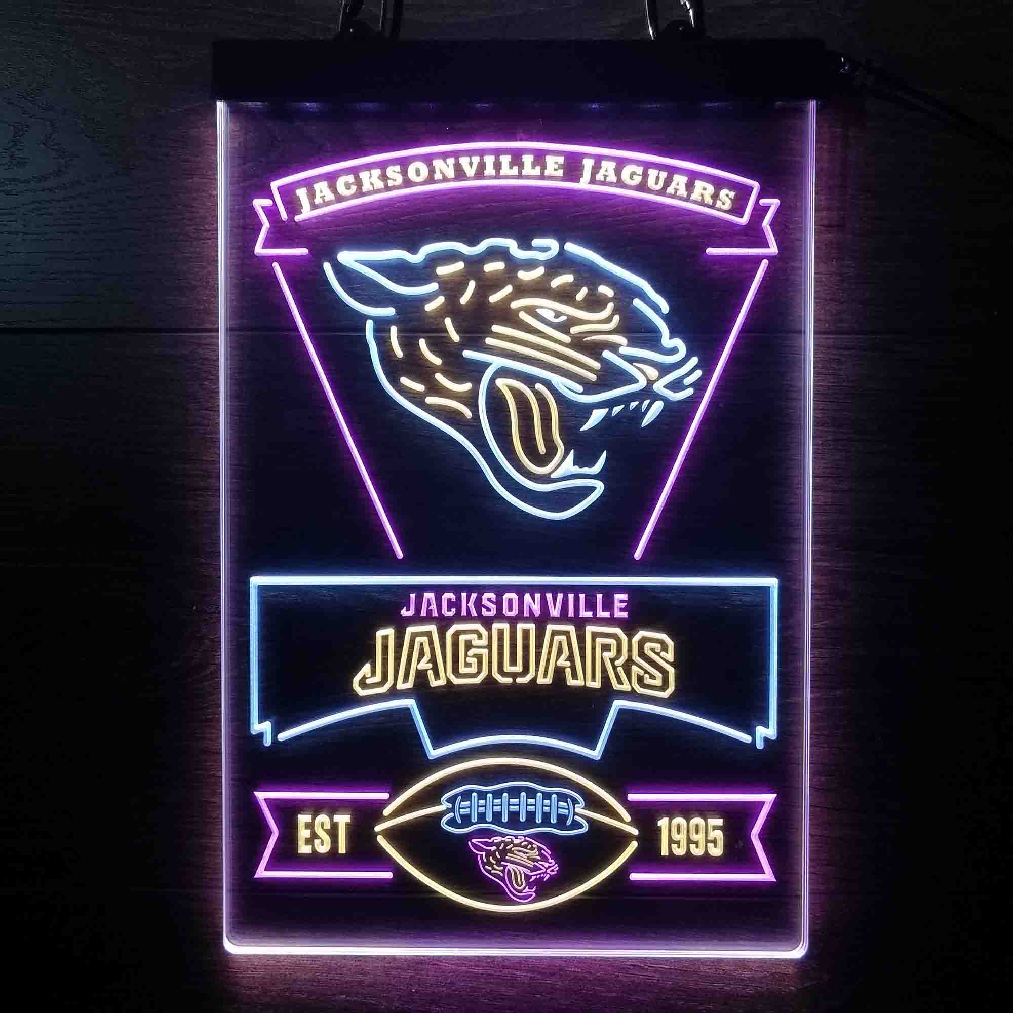 Jacksonville Jaguars Led Light Sign