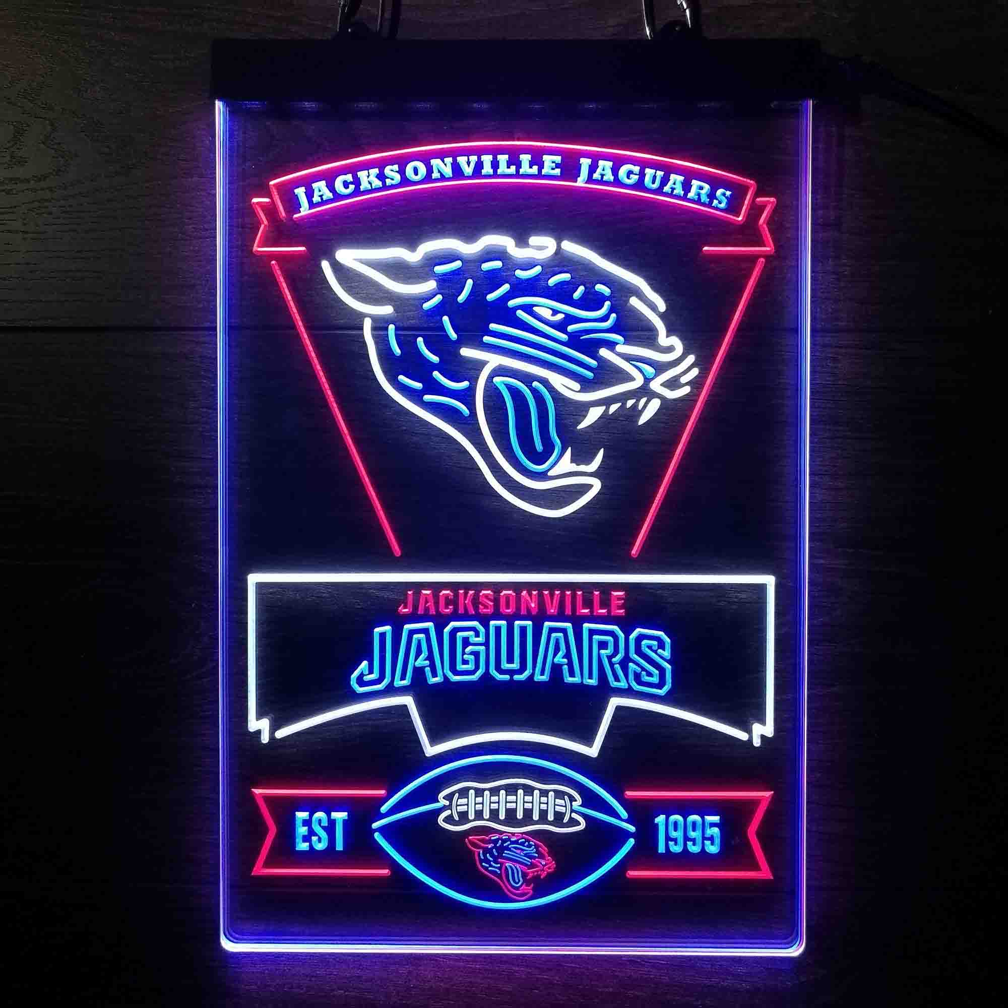 Jacksonville Jaguars Led Light Sign