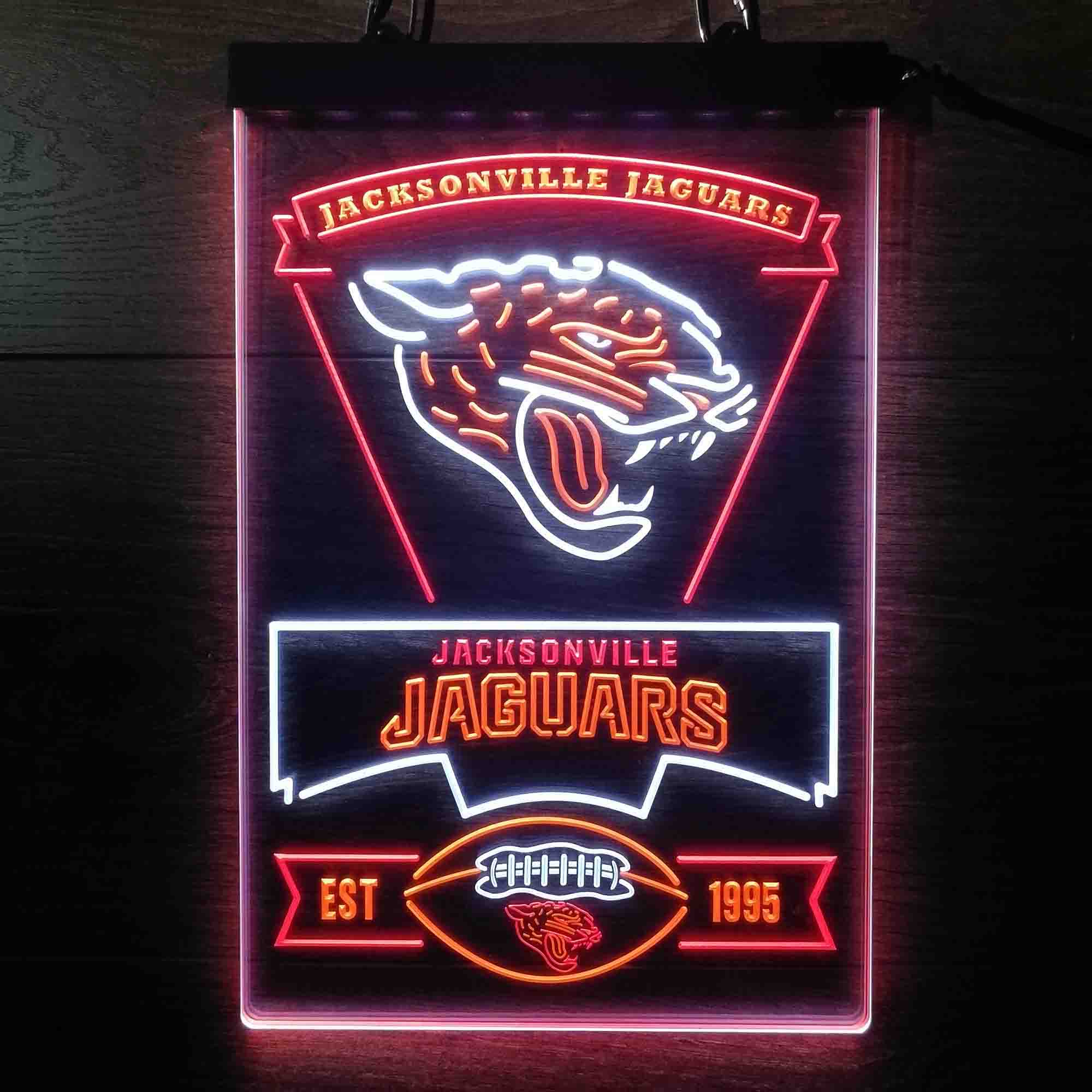 Jacksonville Jaguars Led Light Sign