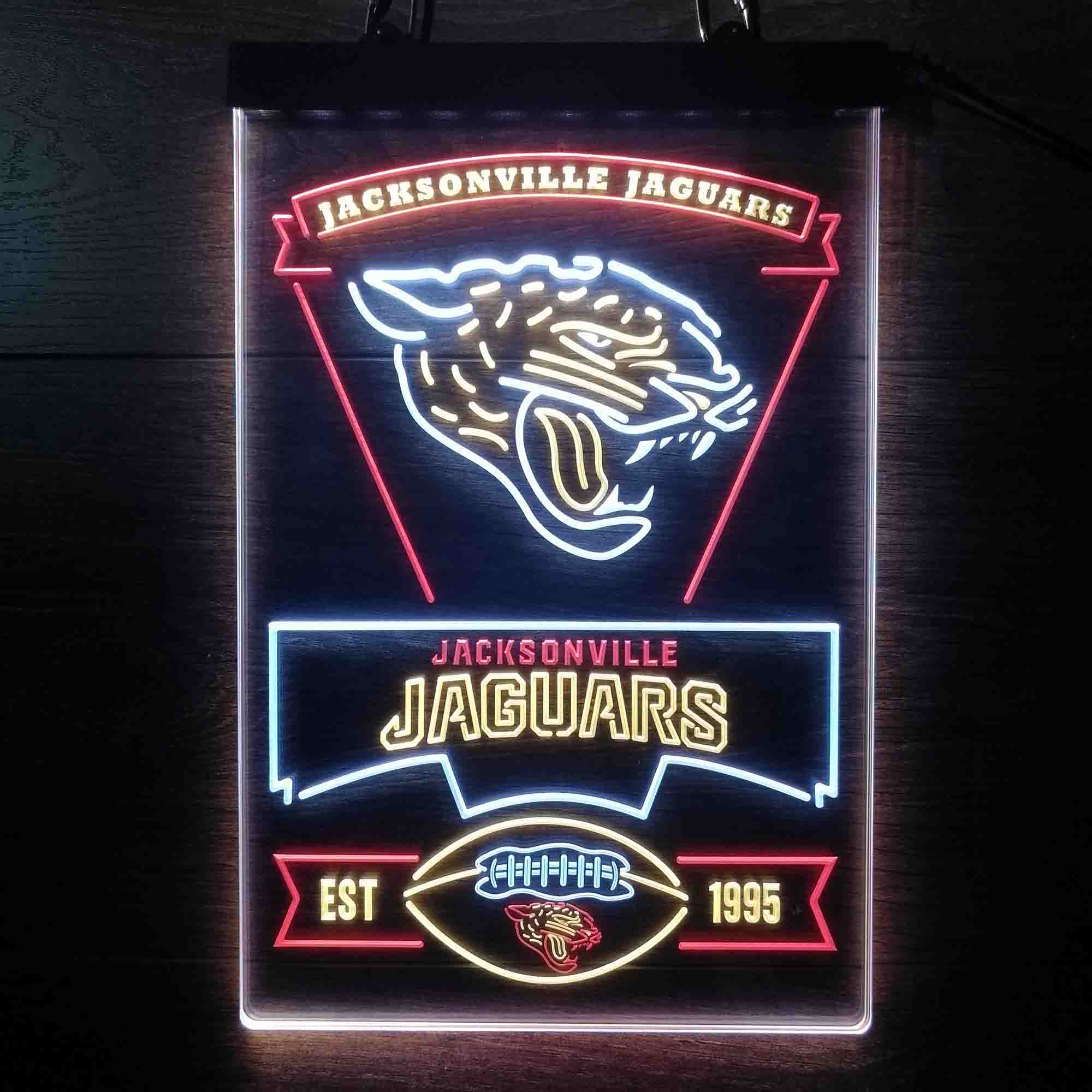 Jacksonville Jaguars Led Light Sign