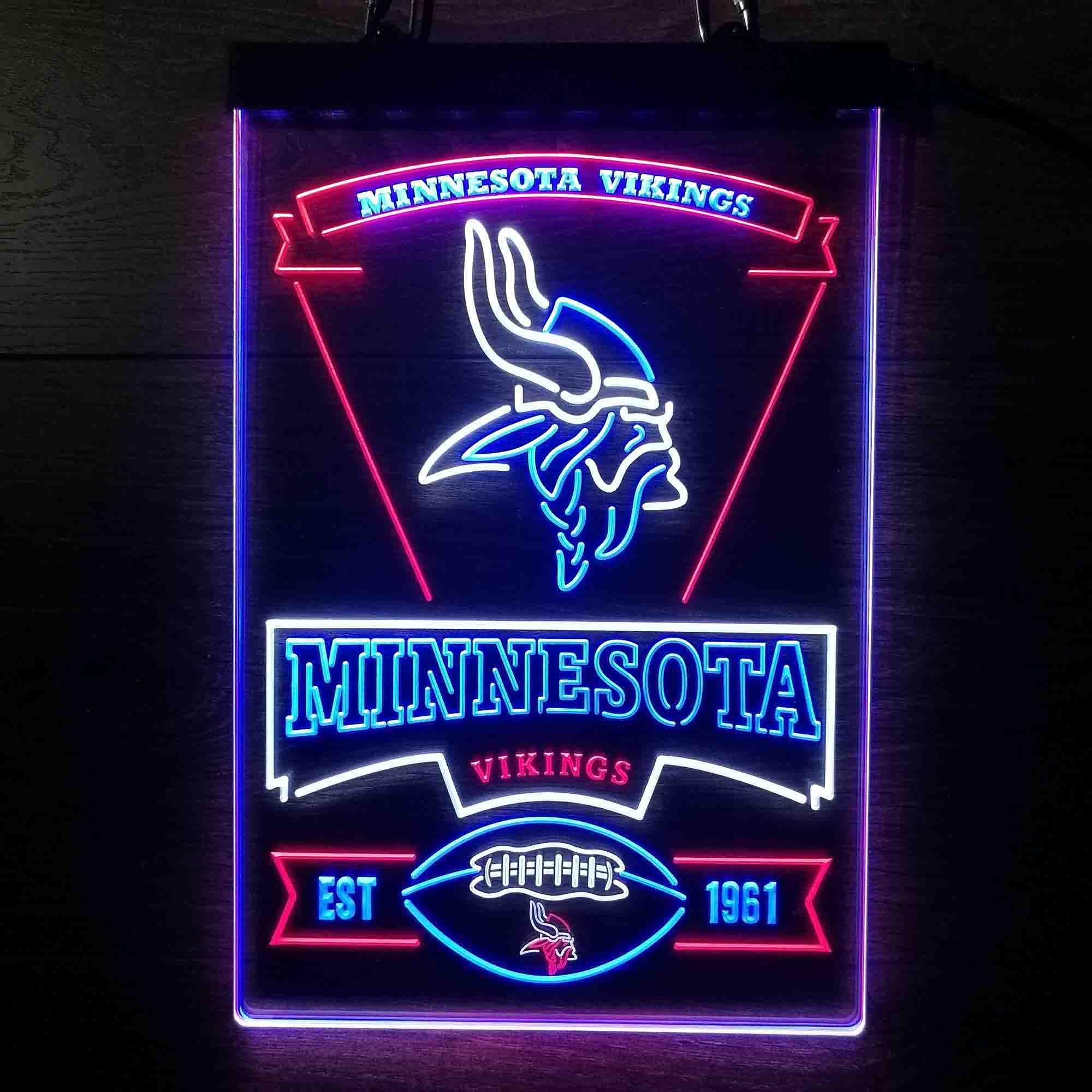 Minnesota Vikings Neon LED Light Sign