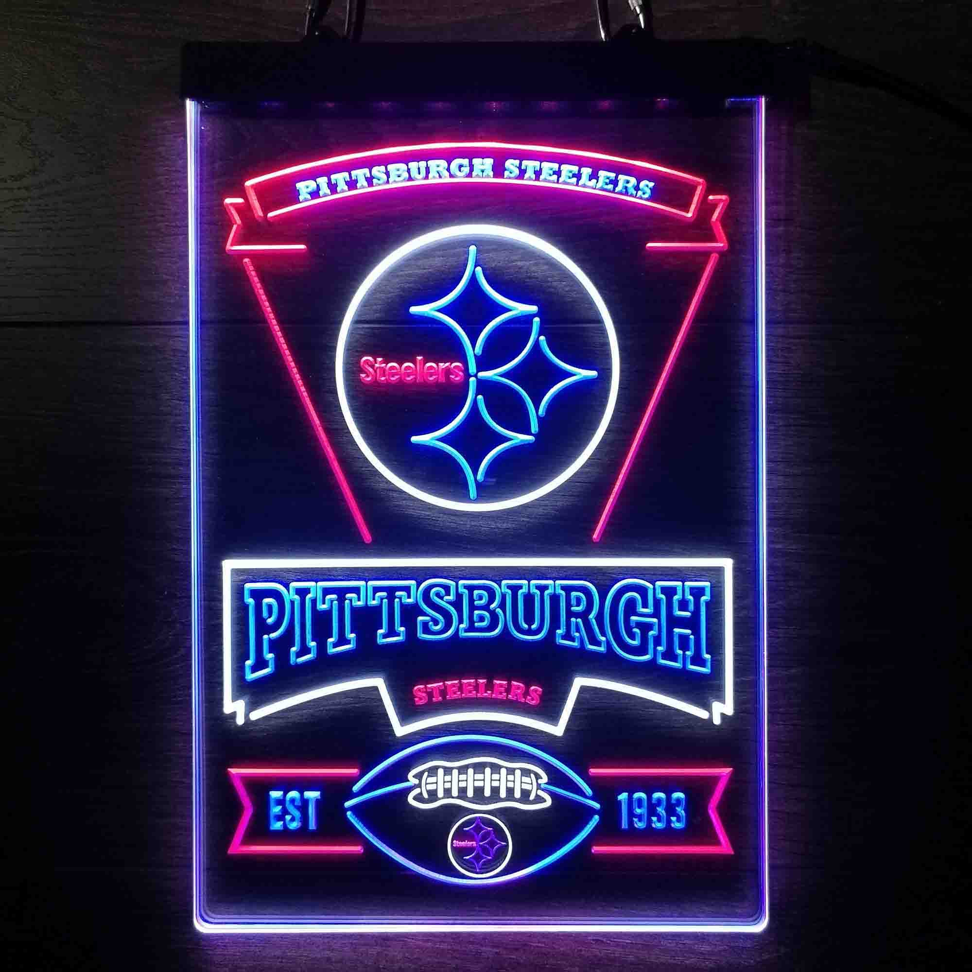 Pittsburgh Steelers Neon LED Light Sign