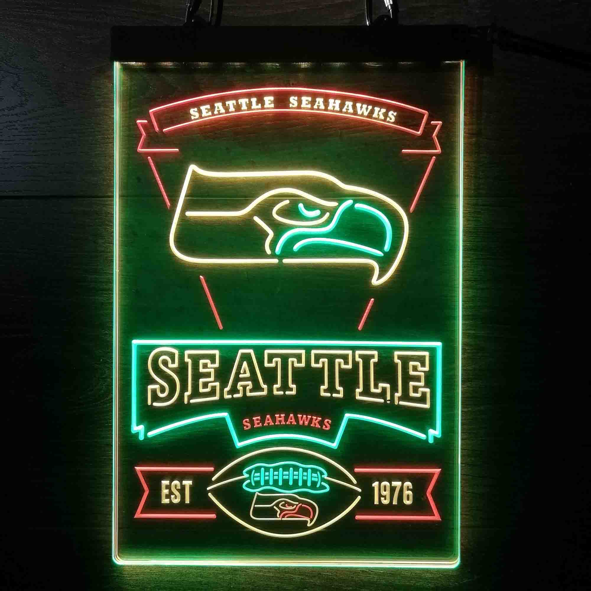 Seattle Seahawks Neon LED Light Sign