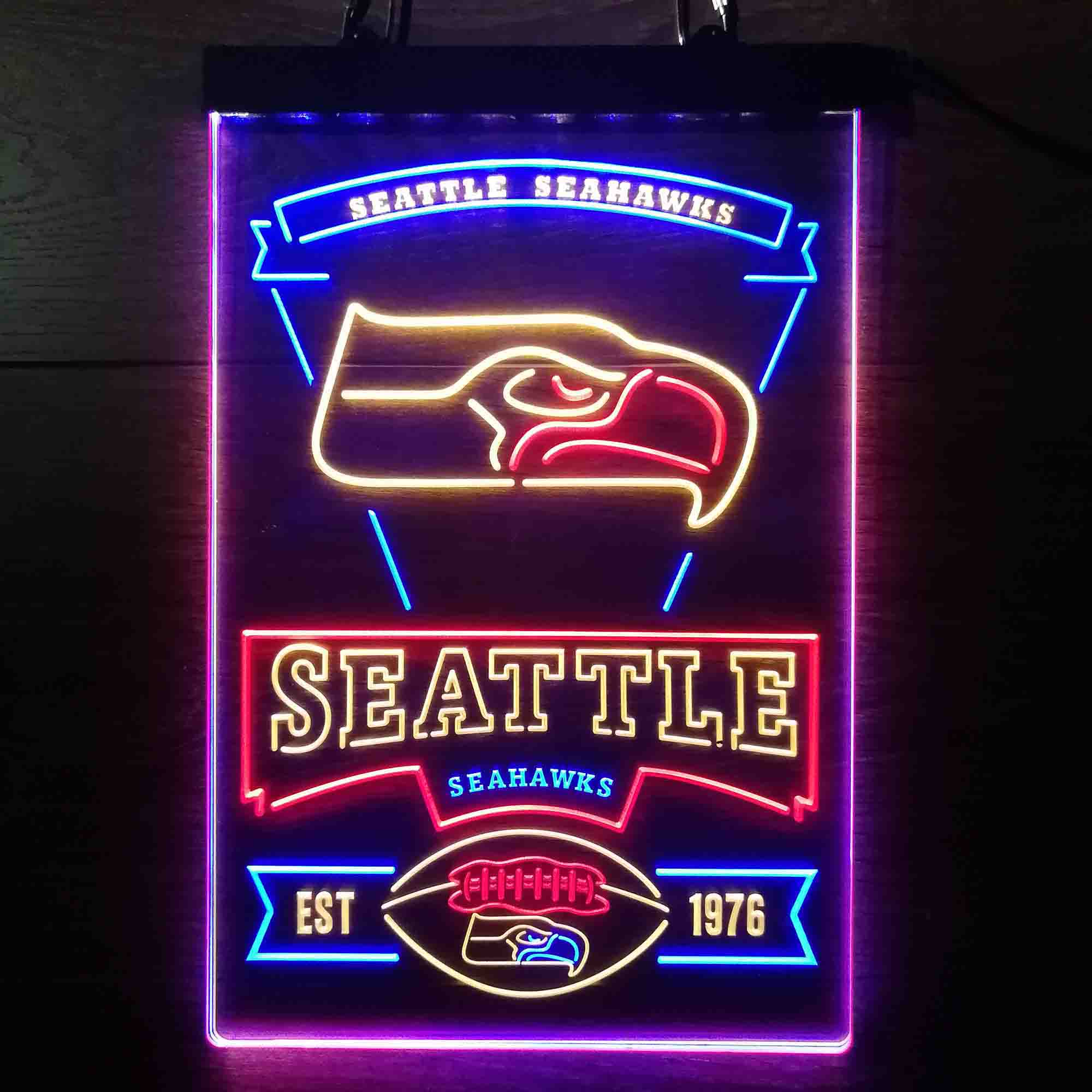 Seattle Seahawks Neon LED Light Sign