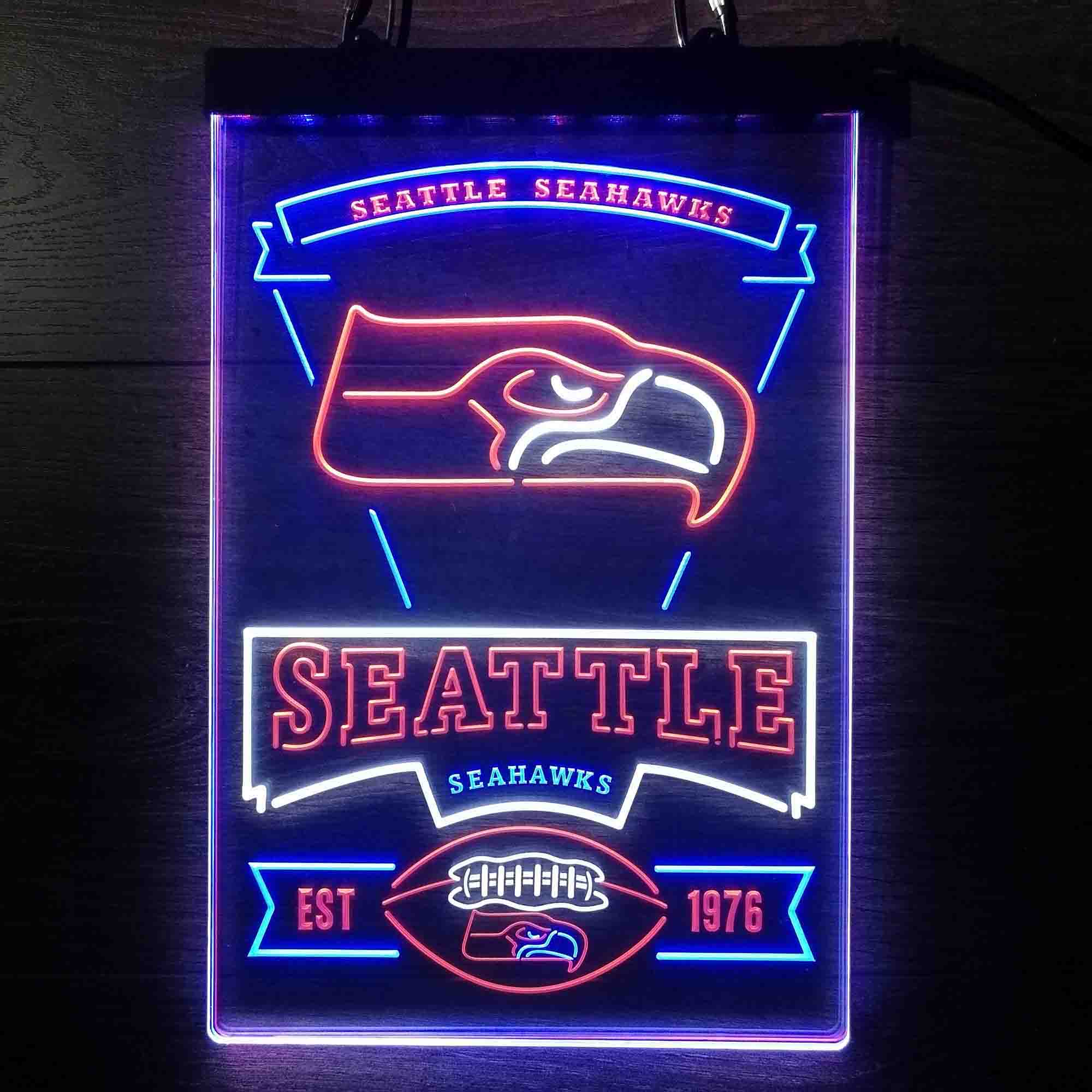 Seattle Seahawks Neon LED Light Sign