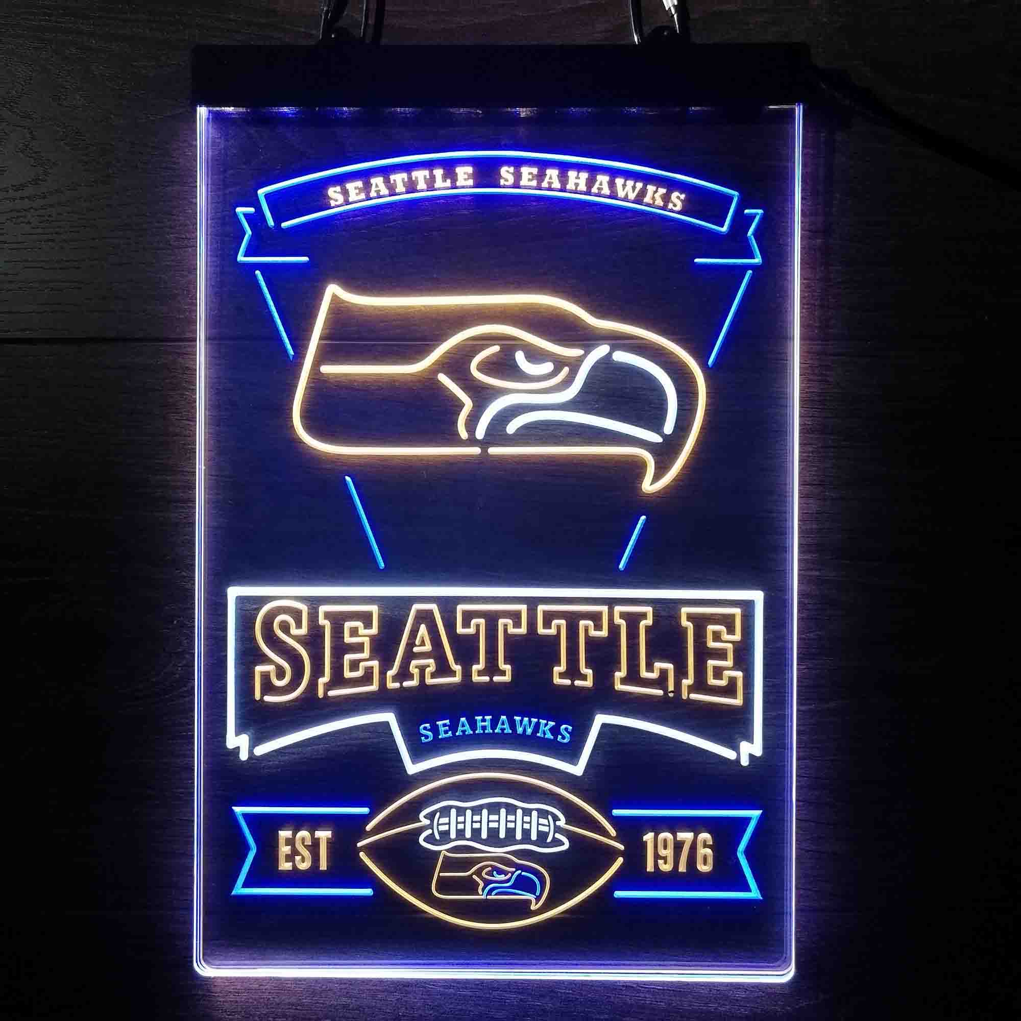 Seattle Seahawks Neon LED Light Sign