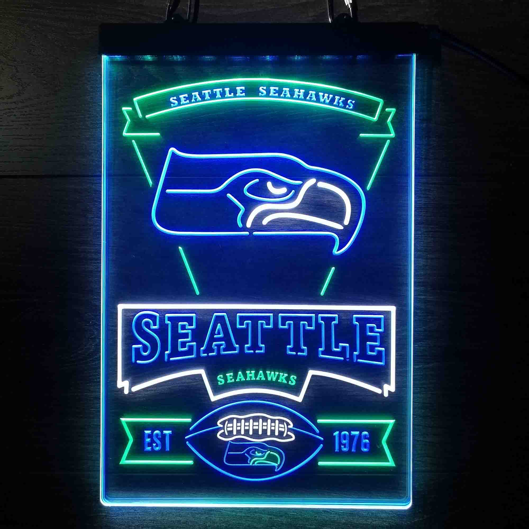 Seattle Seahawks Neon LED Light Sign 