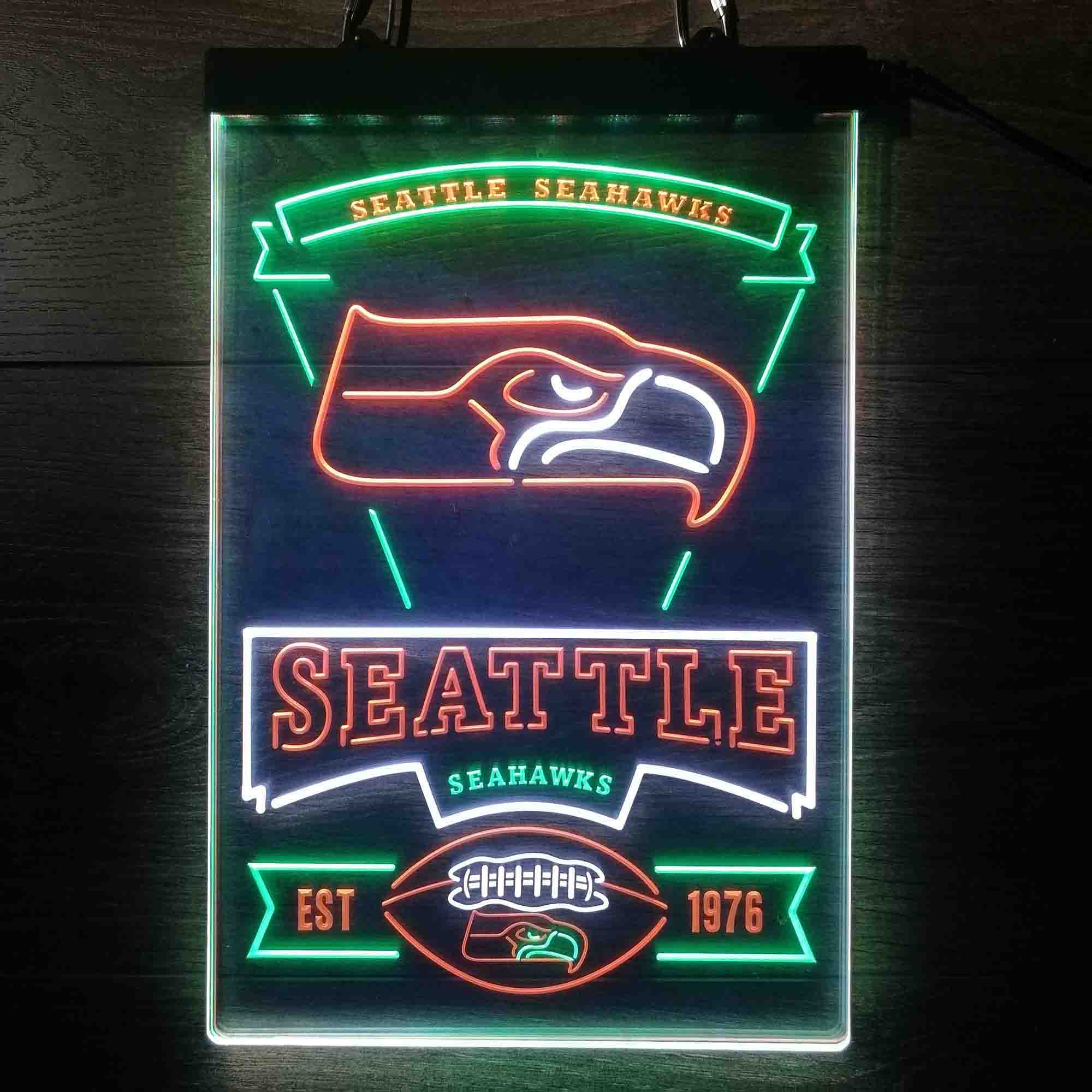 Seattle Seahawks Neon LED Light Sign