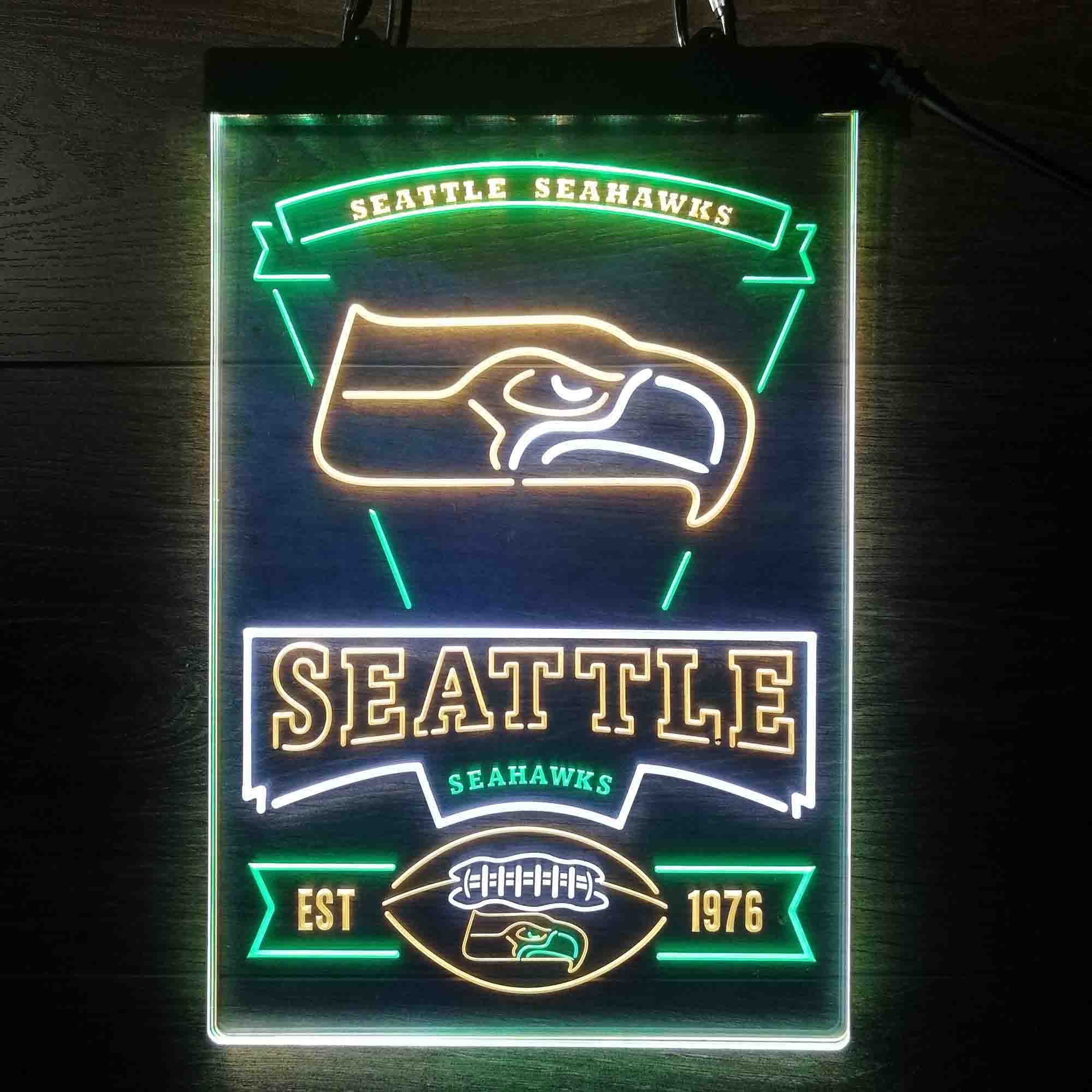 Seattle Seahawks Neon LED Light Sign