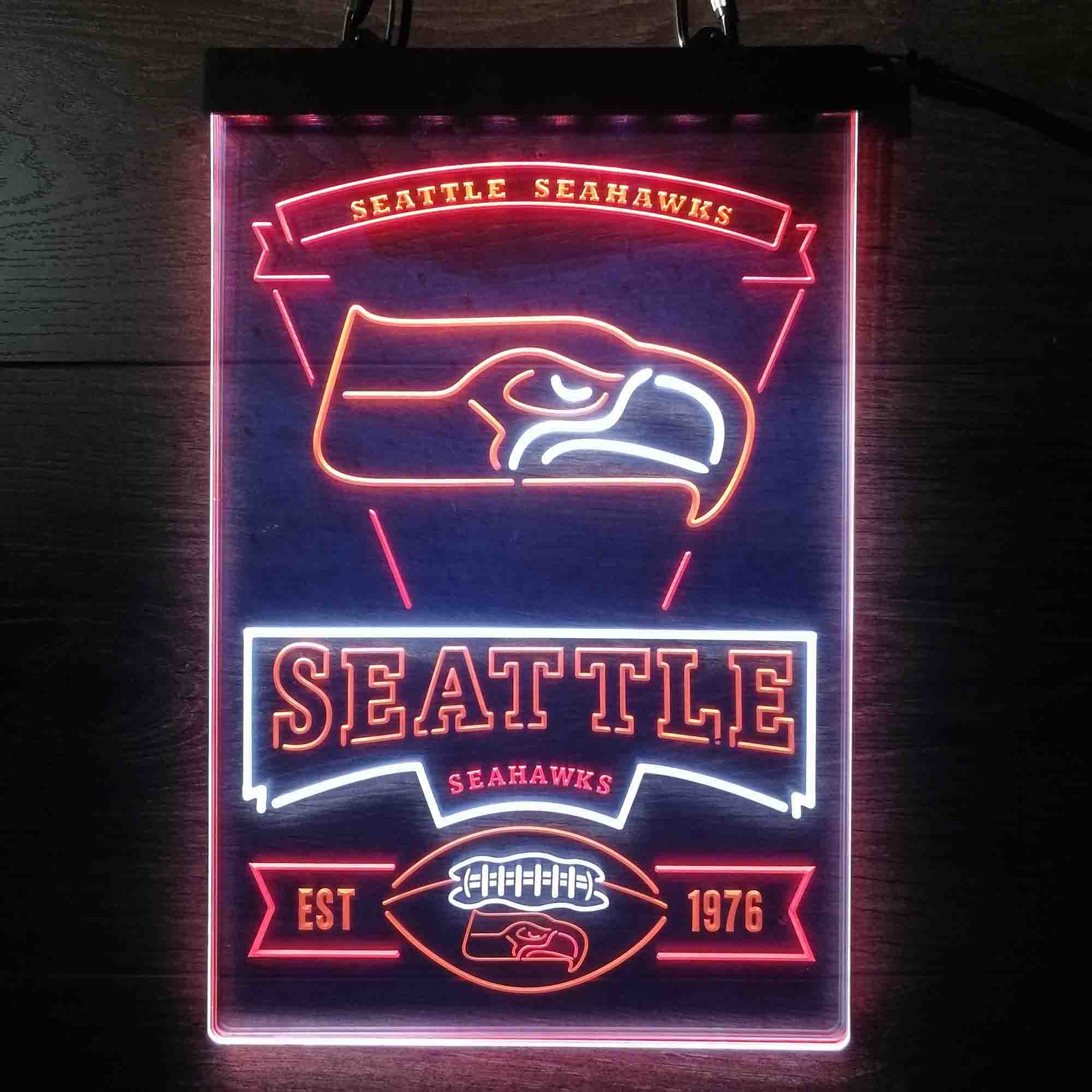 Seattle Seahawks Neon LED Light Sign