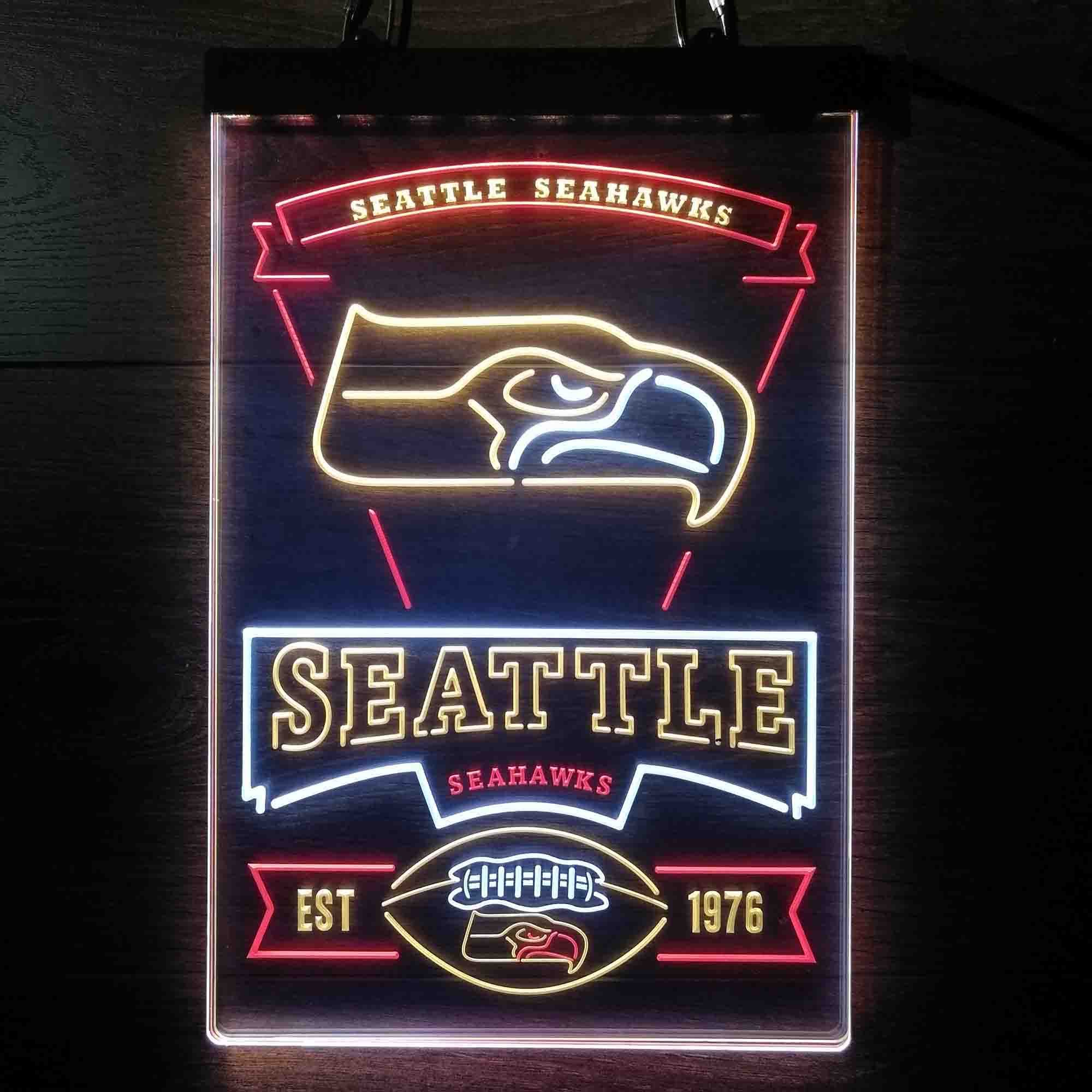 Seattle Seahawks Neon LED Light Sign