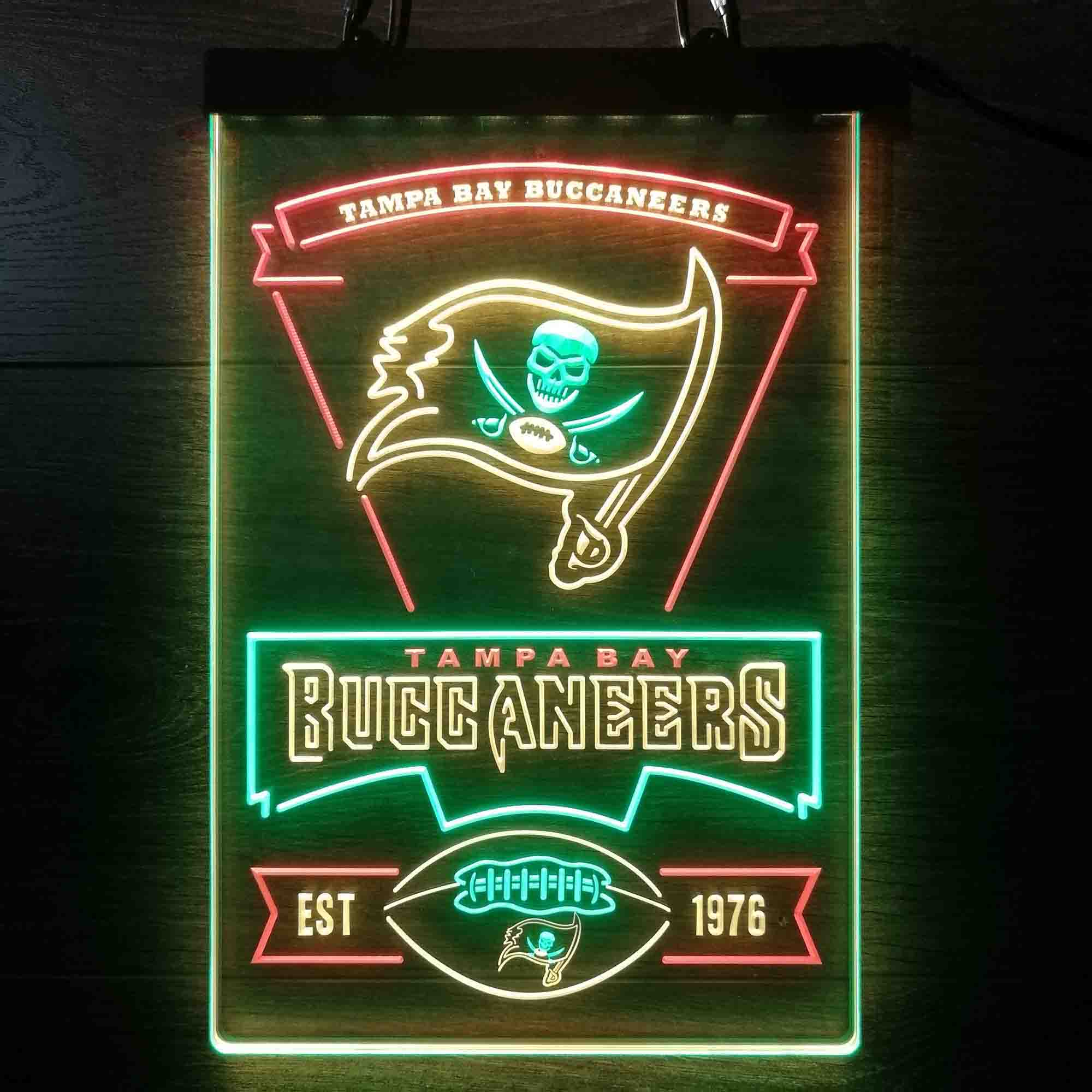 Tampa Bay Buccaneers Led Light Sign