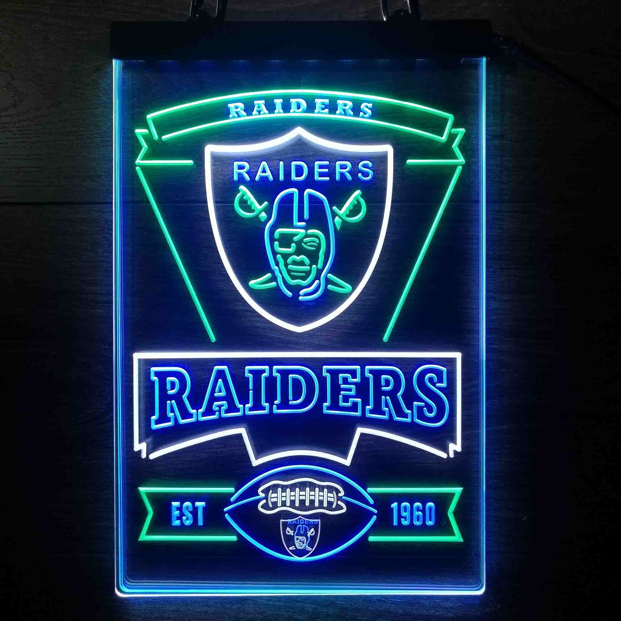 Las Vegas Raiders Led Light Sign