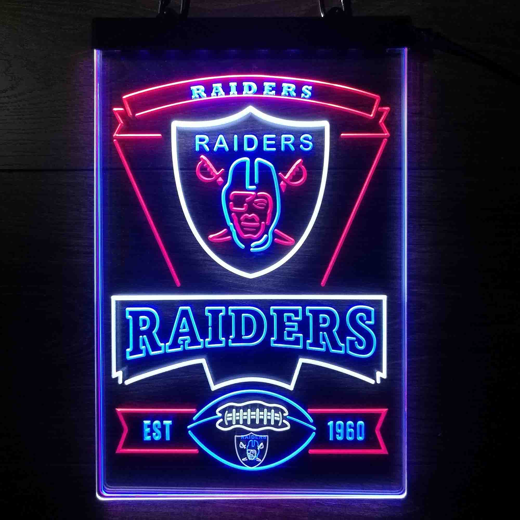 Las Vegas Raiders Led Light Sign