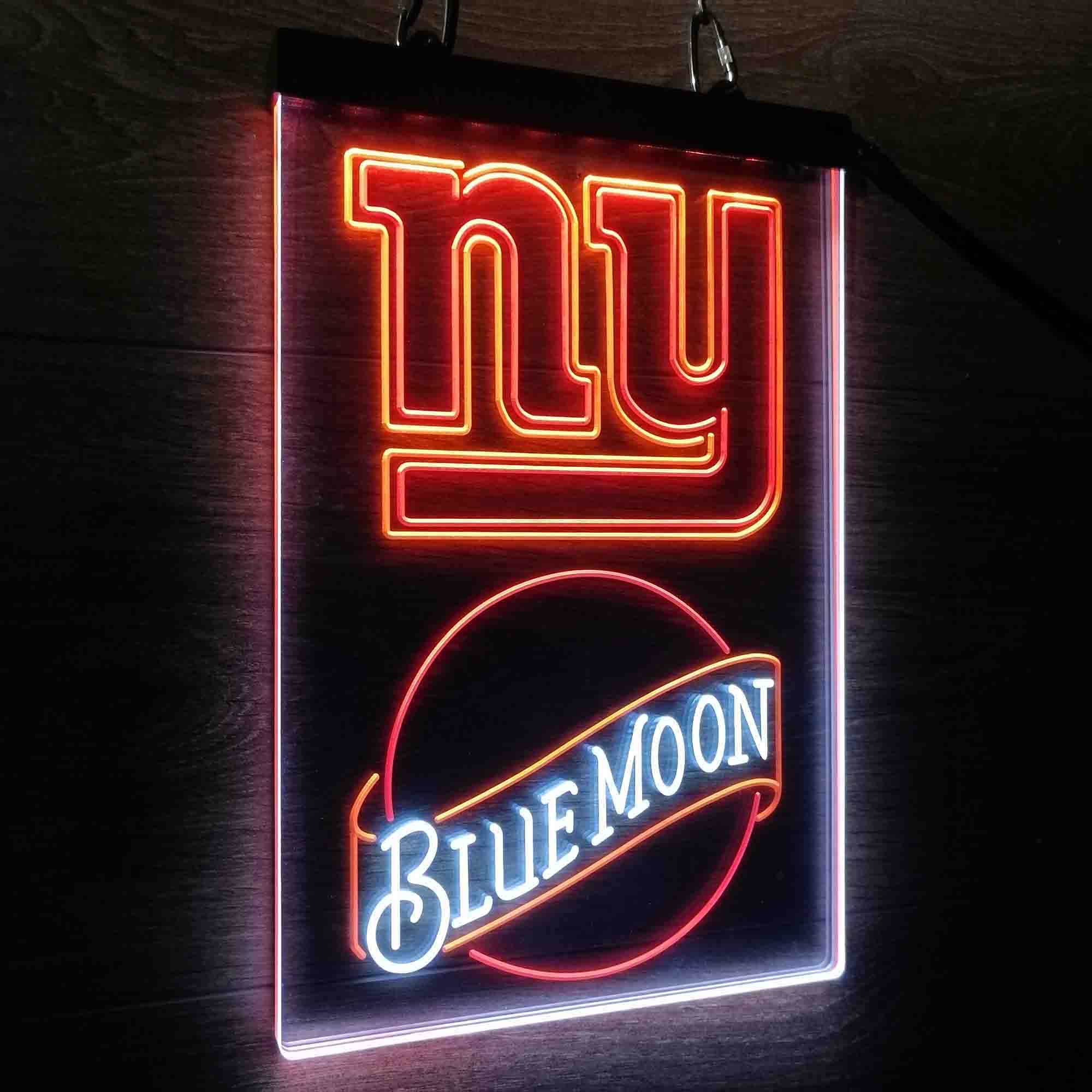 Blue Moon Bar New York Giants Est. 1925 Neon LED Light Sign