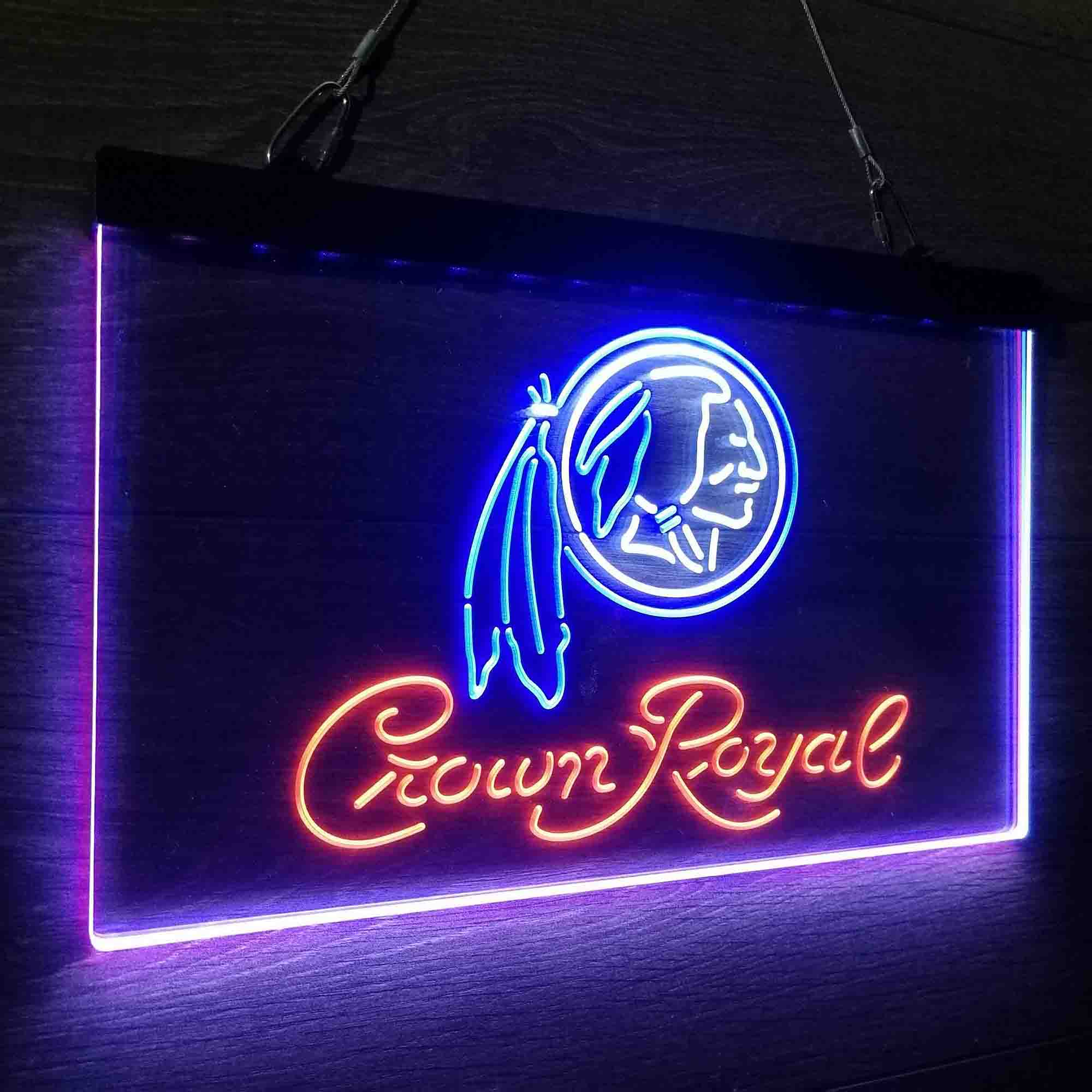 Crown Royal Bar Washington  Neon LED Sign 3 Colors