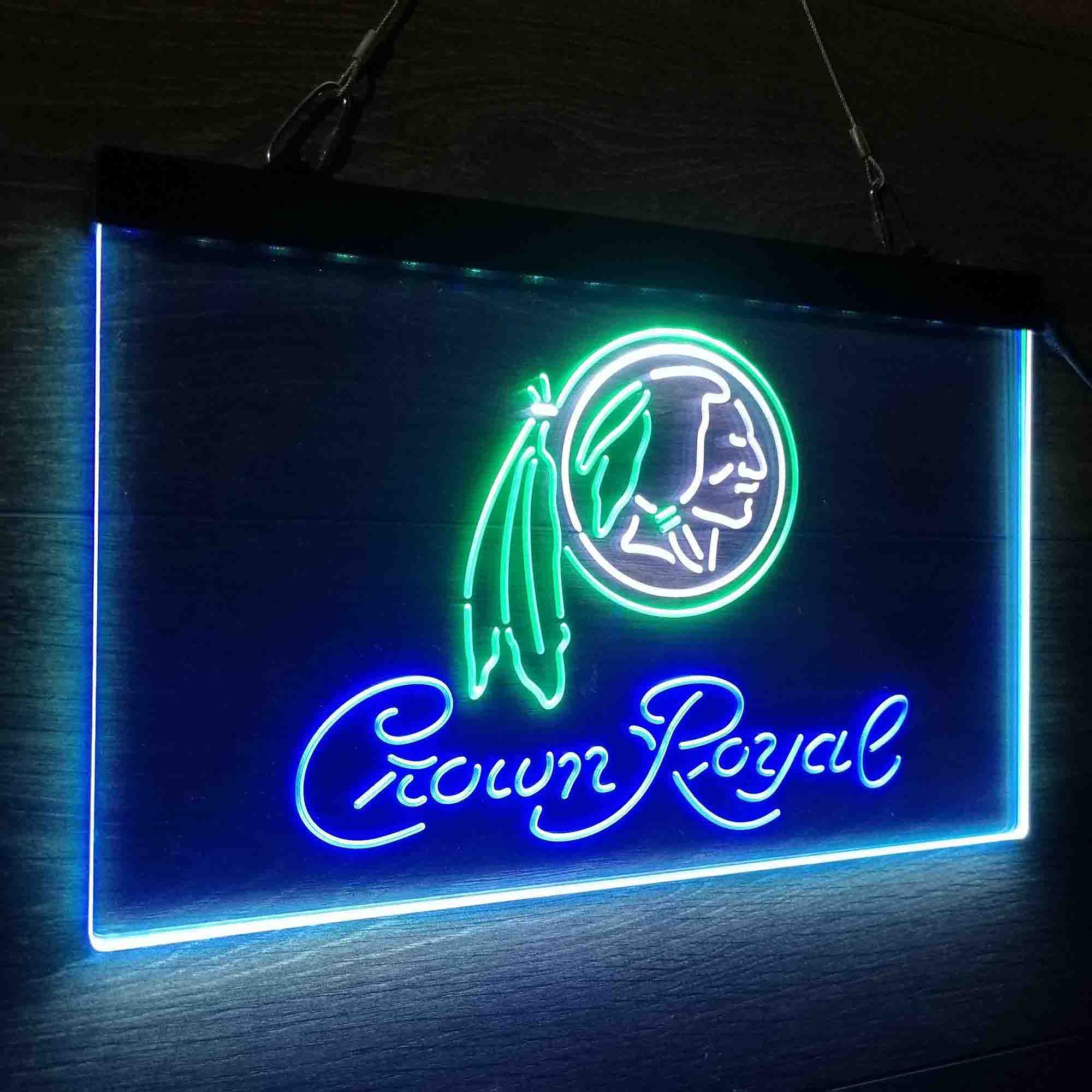 Crown Royal Bar Washington Neon LED Sign 3 Colors