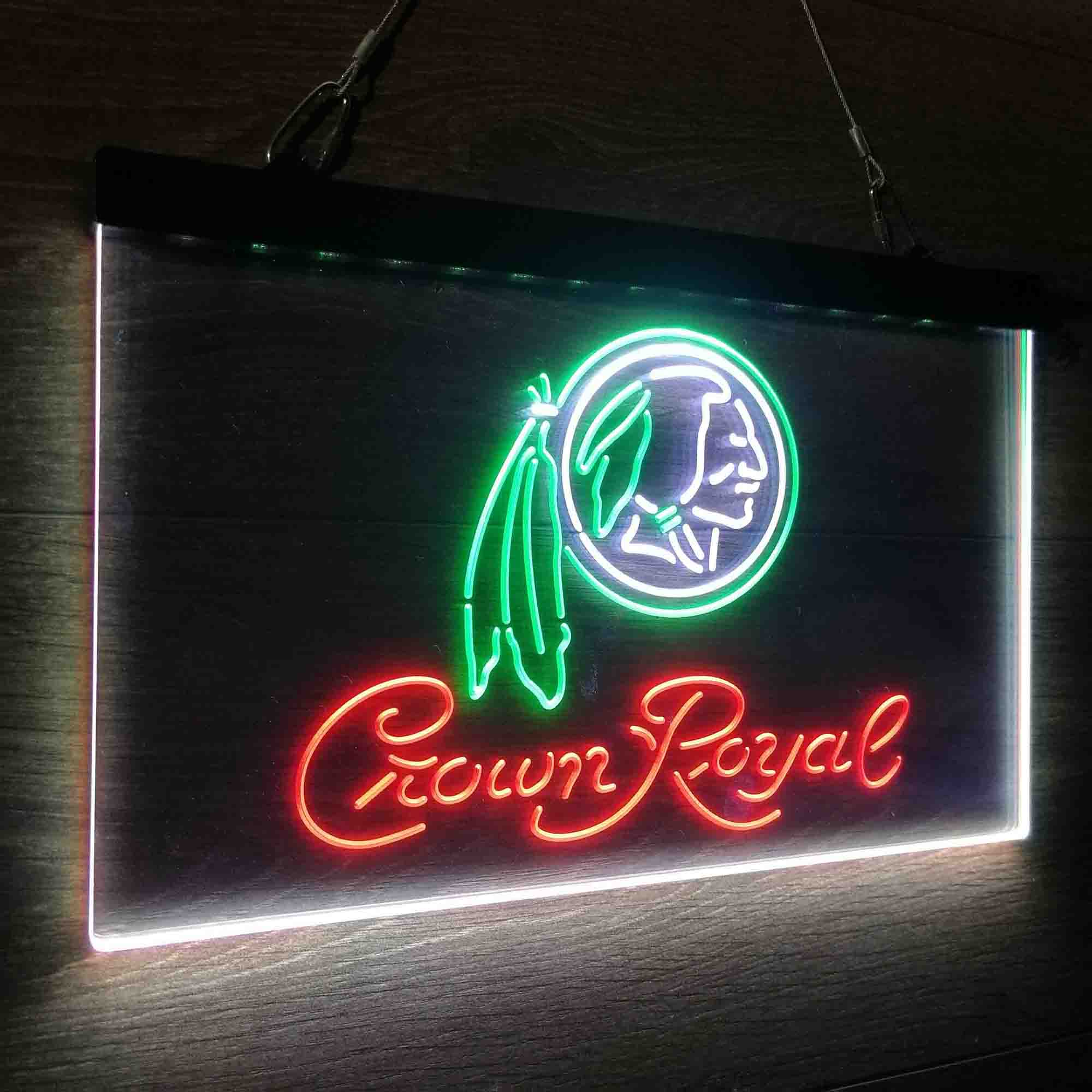 Crown Royal Bar Washington Neon LED Sign 3 Colors