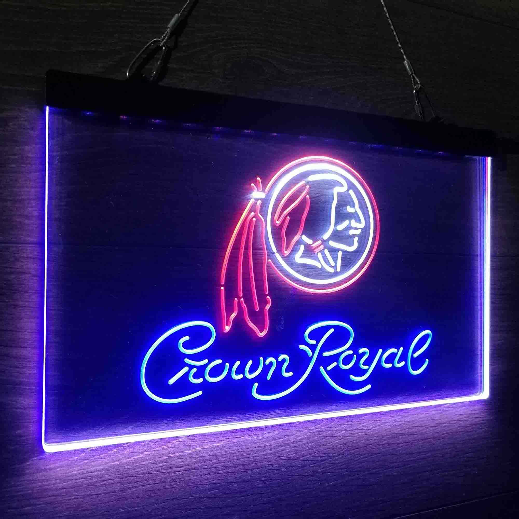 Crown Royal Bar Washington Neon LED Sign 3 Colors