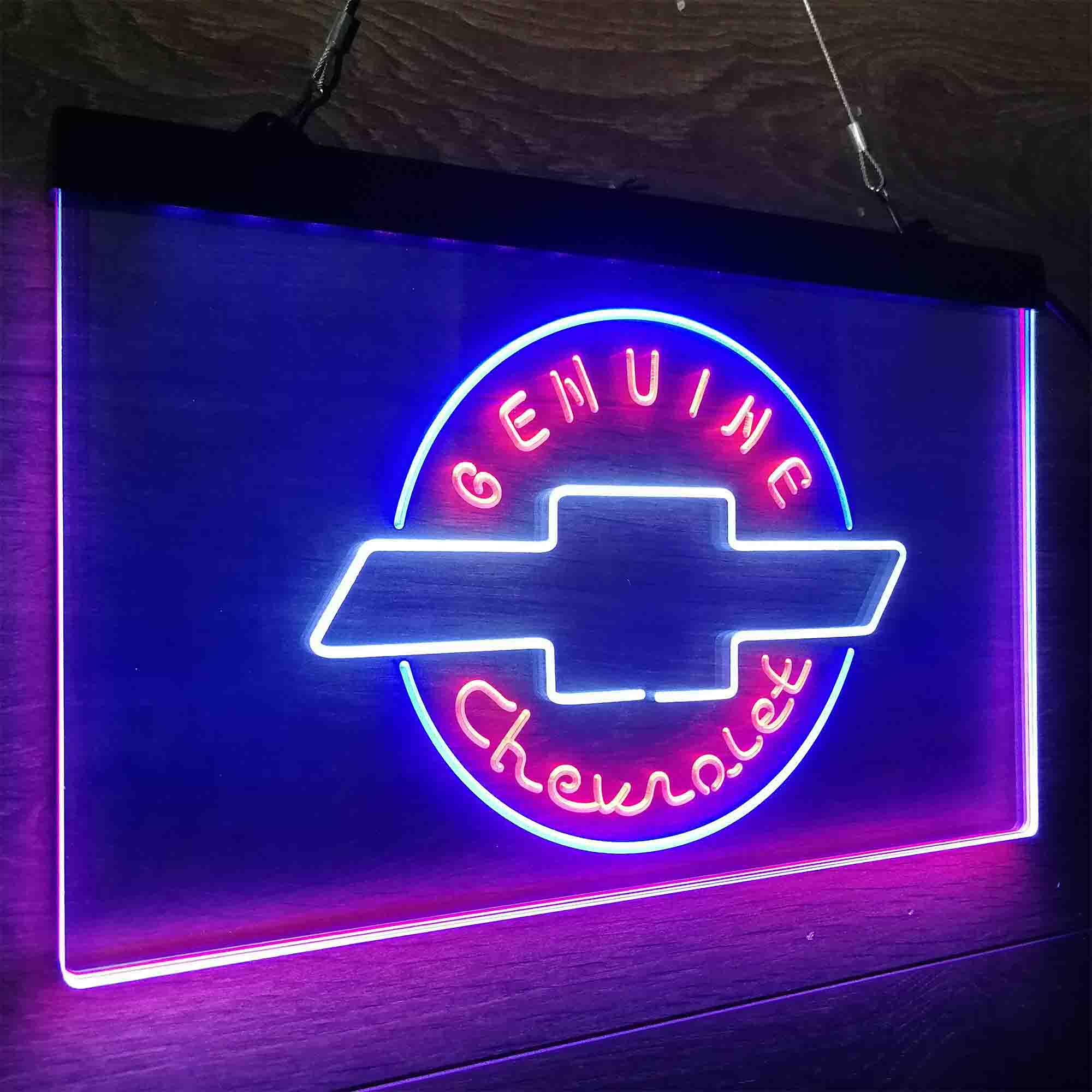Genuine Chevrolet Garage Neon LED Sign 3 Colors