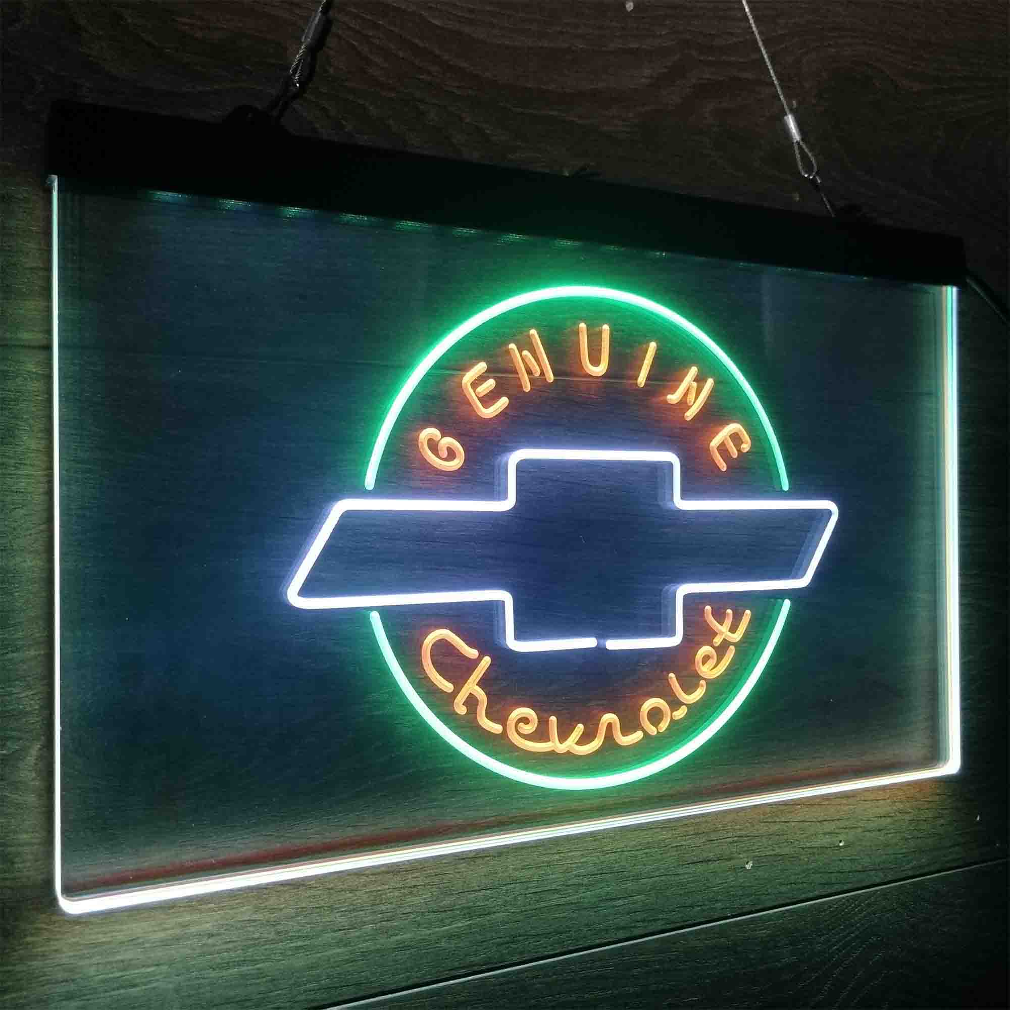 Genuine Chevrolet Garage Neon LED Sign 3 Colors