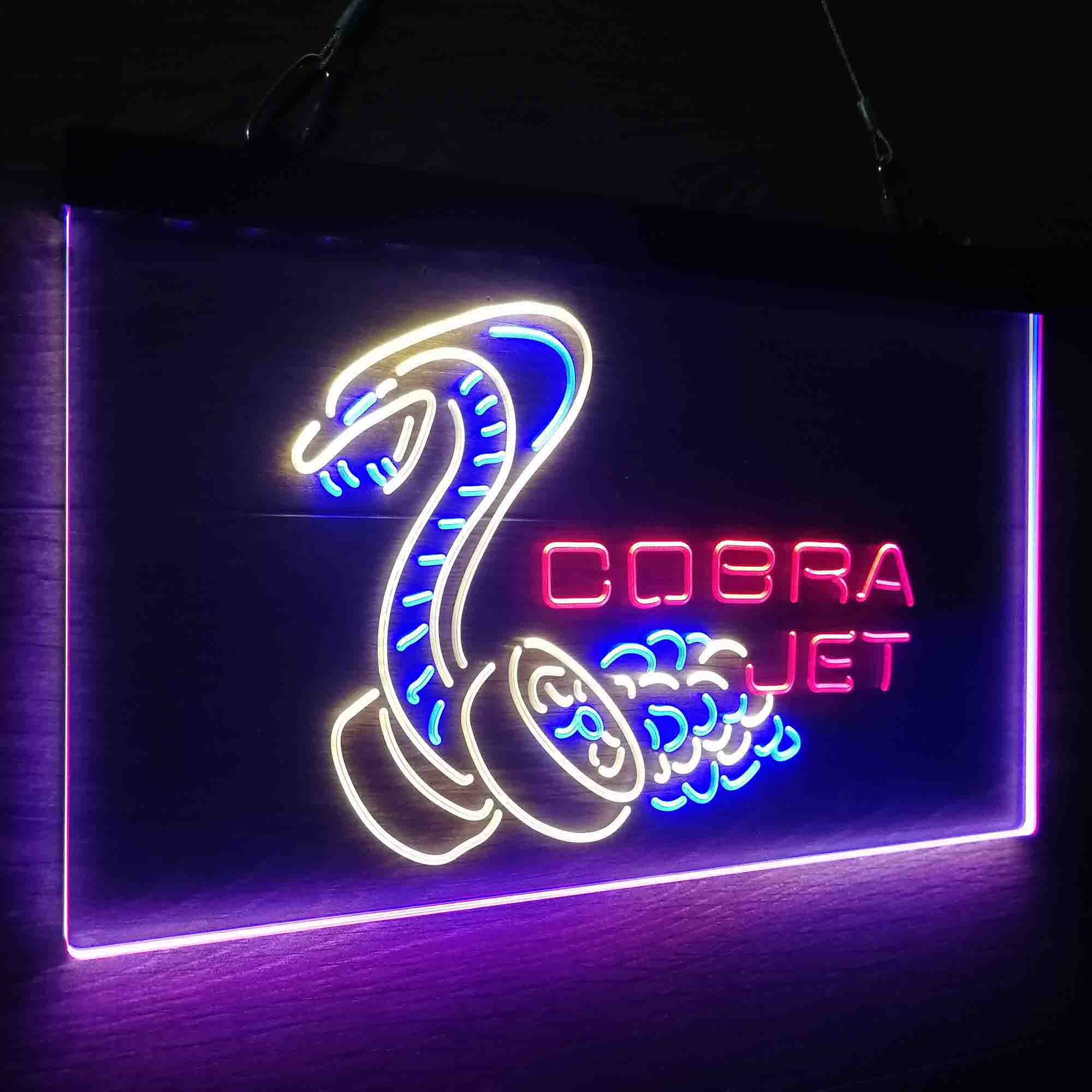 Cobra Jet Car Neon LED Sign 3 Colors