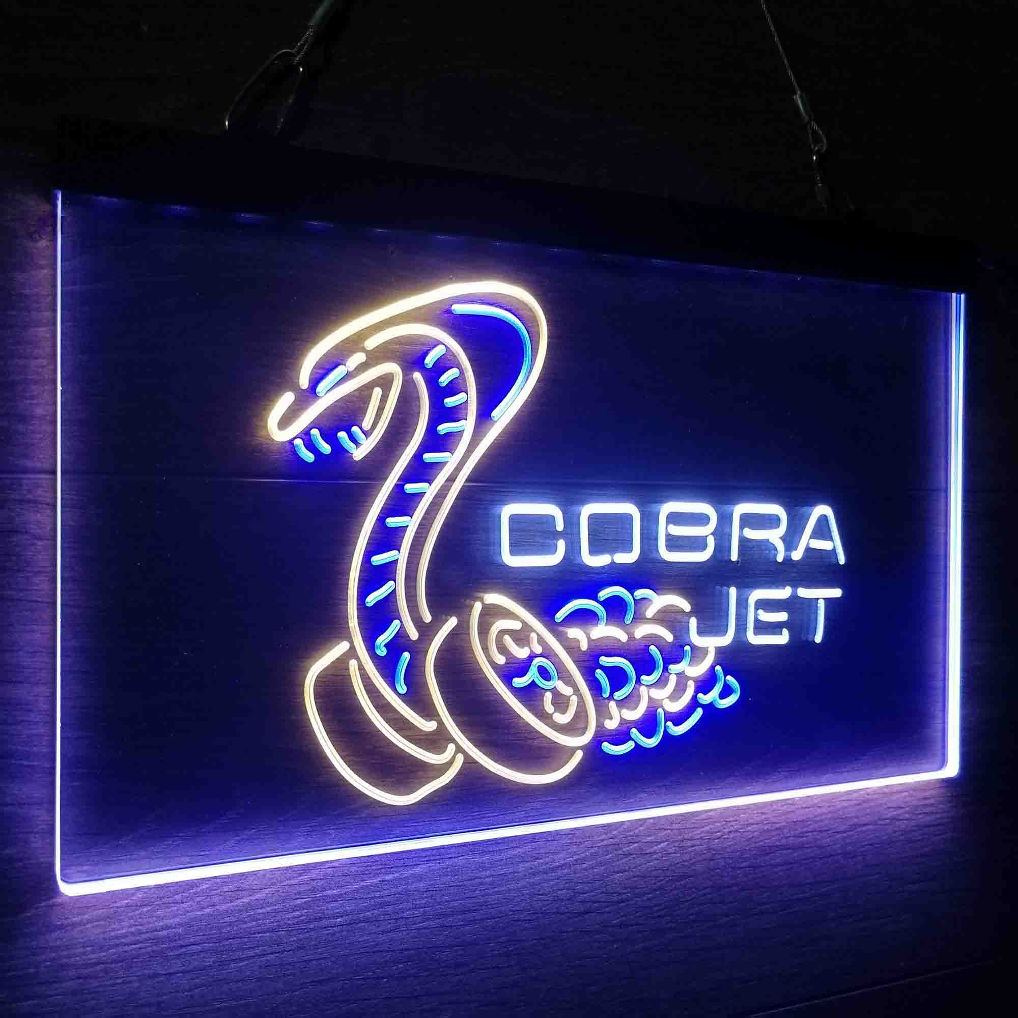 Cobra Jet Car Neon LED Sign 3 Colors