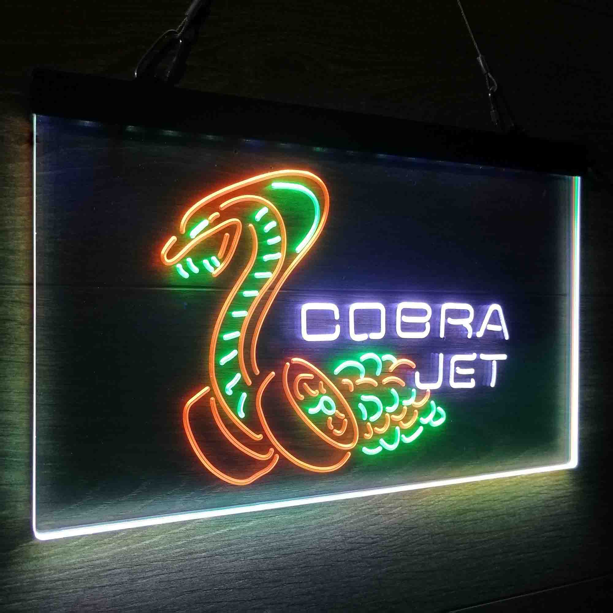 Cobra Jet Car Neon LED Sign 3 Colors