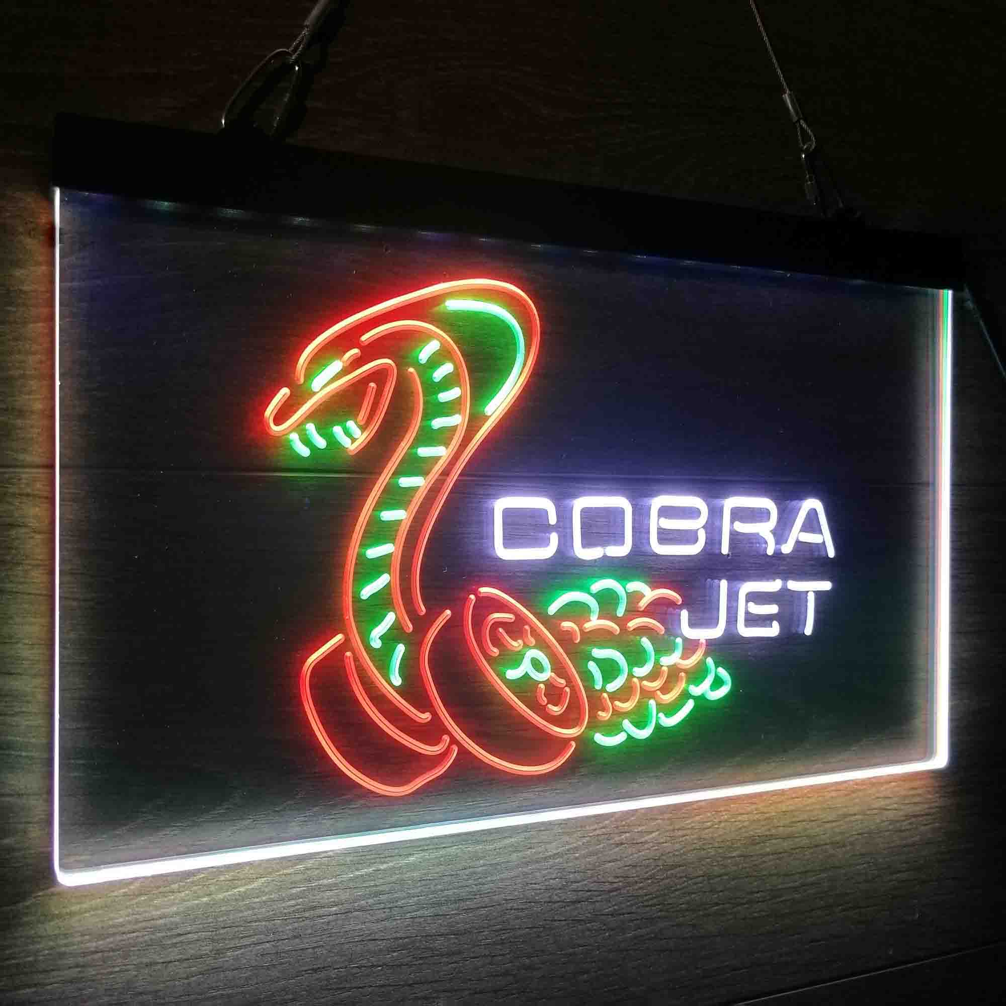 Cobra Jet Car Neon LED Sign 3 Colors