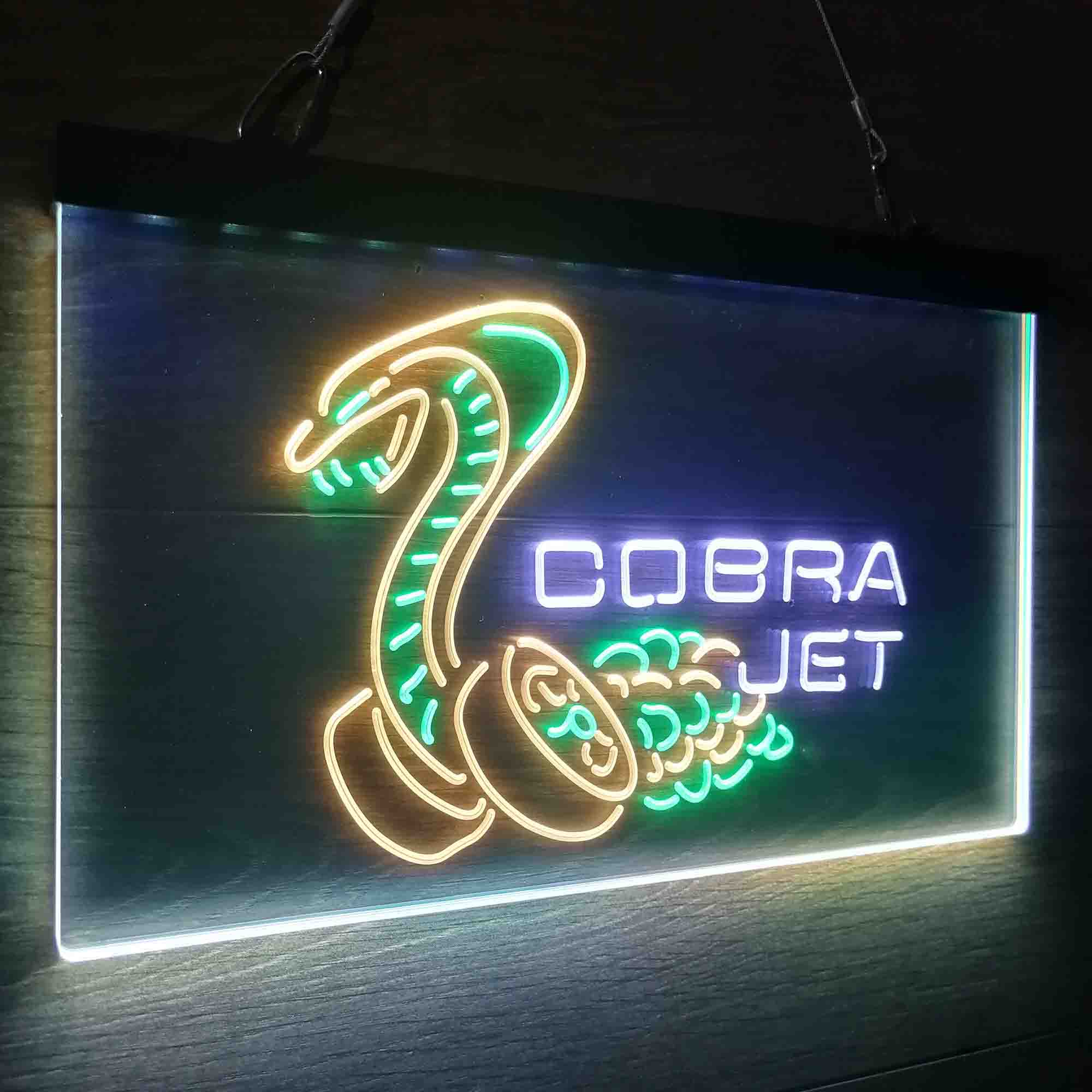 Cobra Jet Car Neon LED Sign 3 Colors